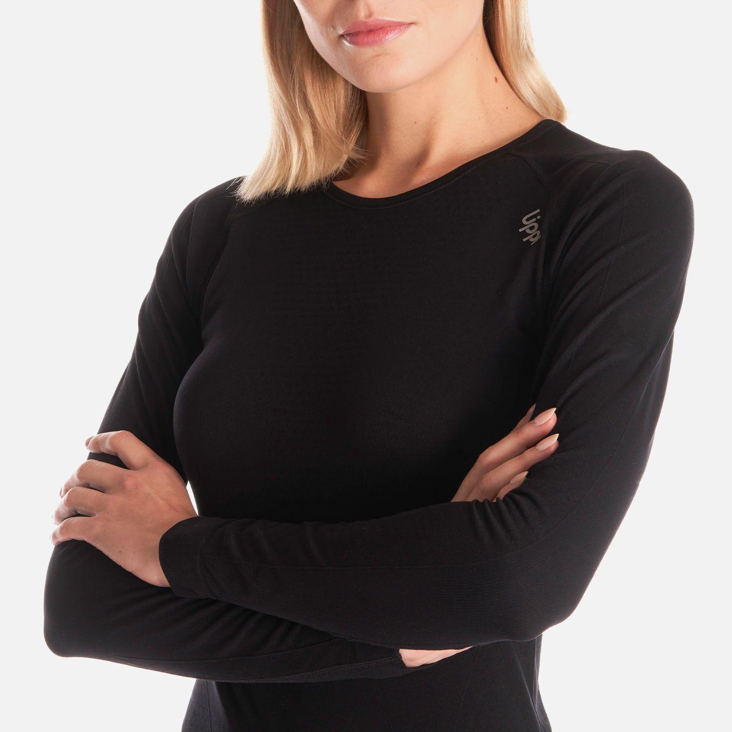 Primera Capa Mujer Skintec Active Q-Dry Top Negro Lippi I26-6