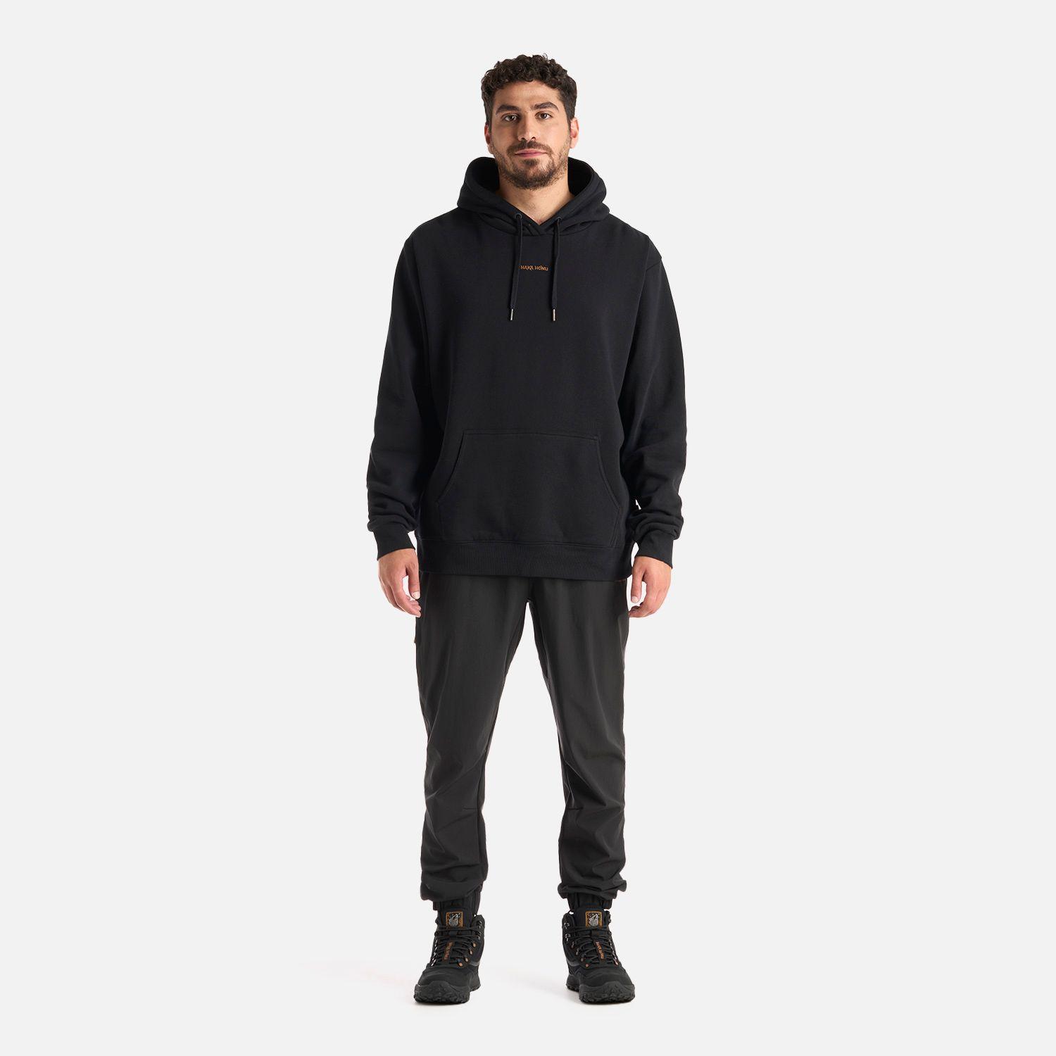 Polerón Hombre Canguro Negro Haka Honu I25-5