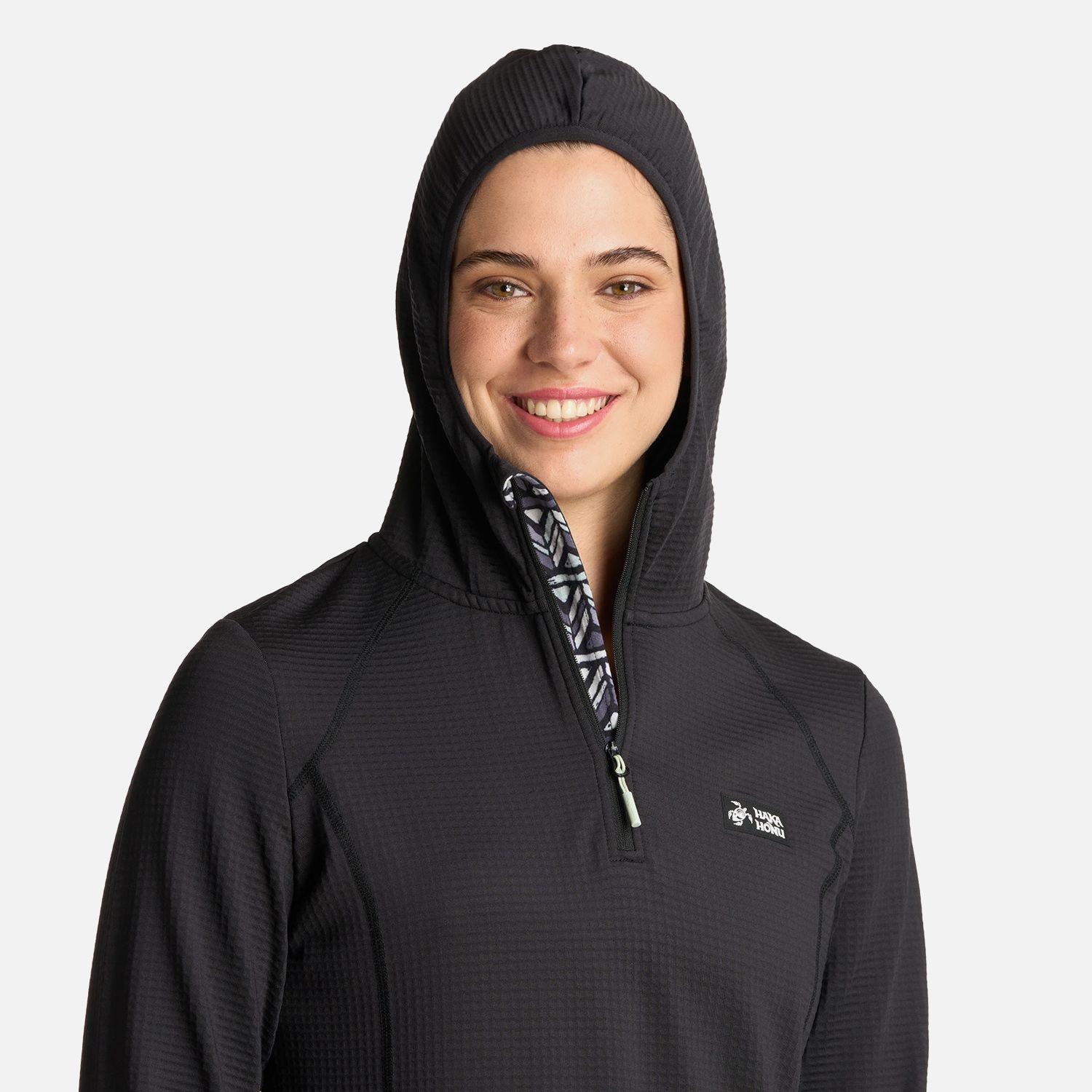 Polerón Mujer Taina Nui Negro Haka Honu V26-2