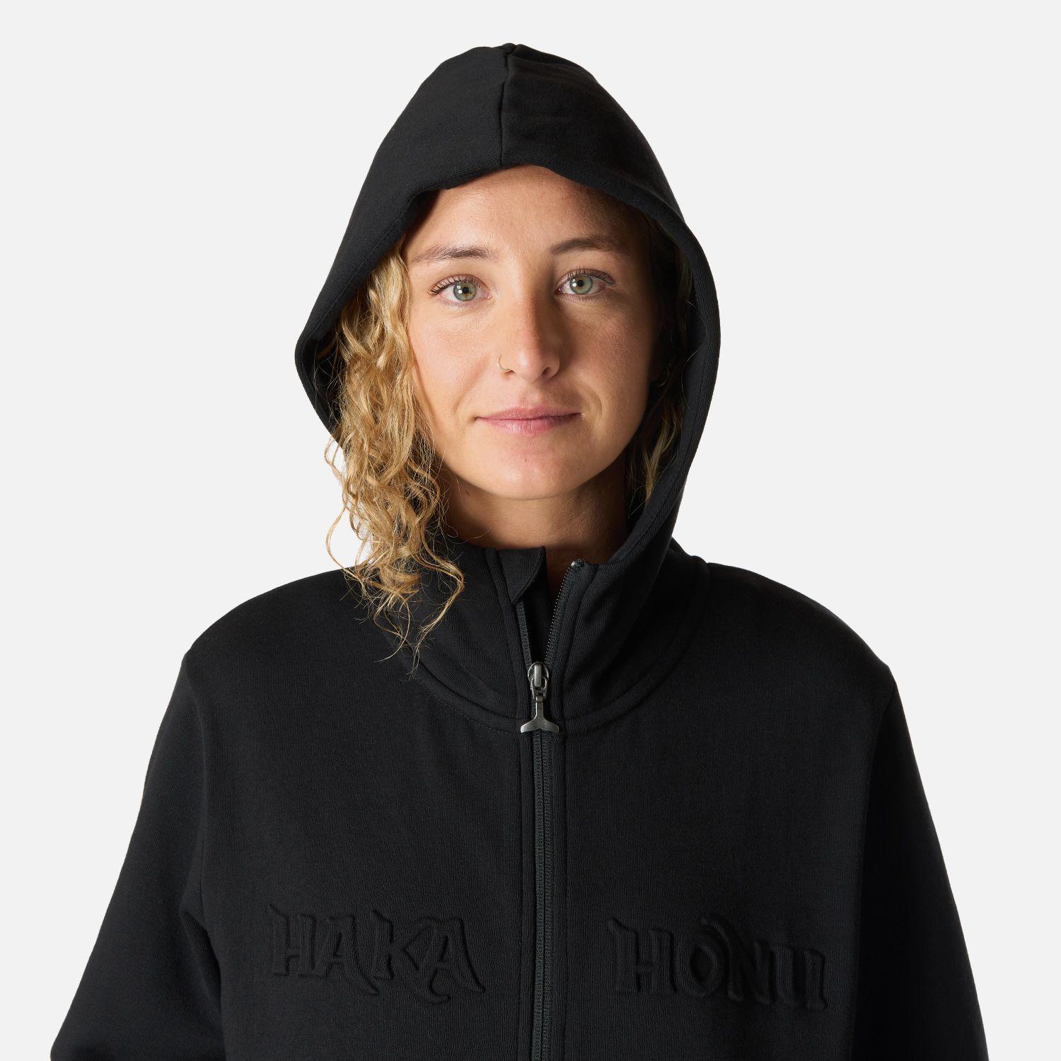 Polerón Mujer Motomami Full Zip Negro Haka Honu-3