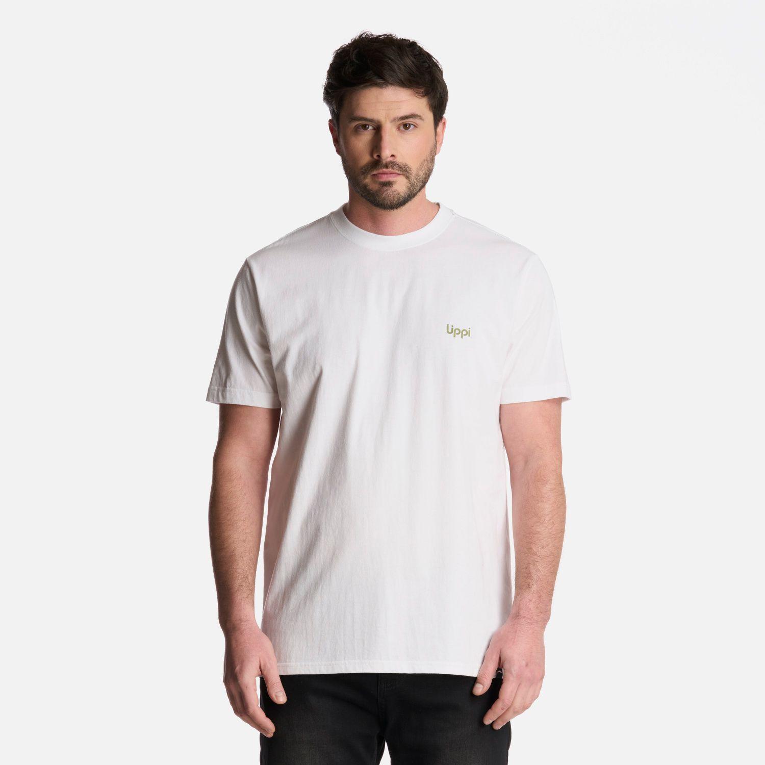 Polera Hombre Explore T-Shirt Blanco Lippi-0