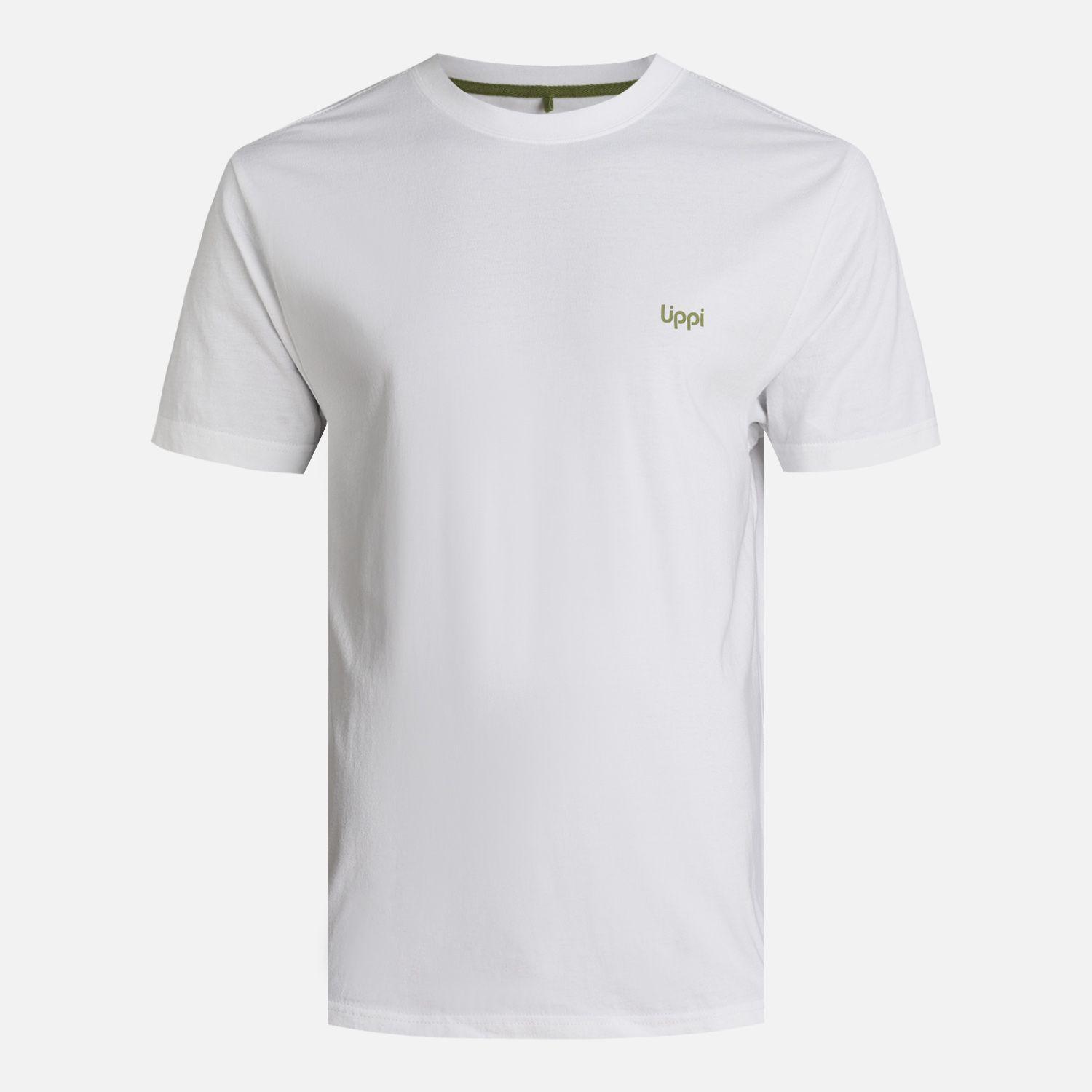 Polera Hombre Explore T-Shirt Blanco Lippi-5