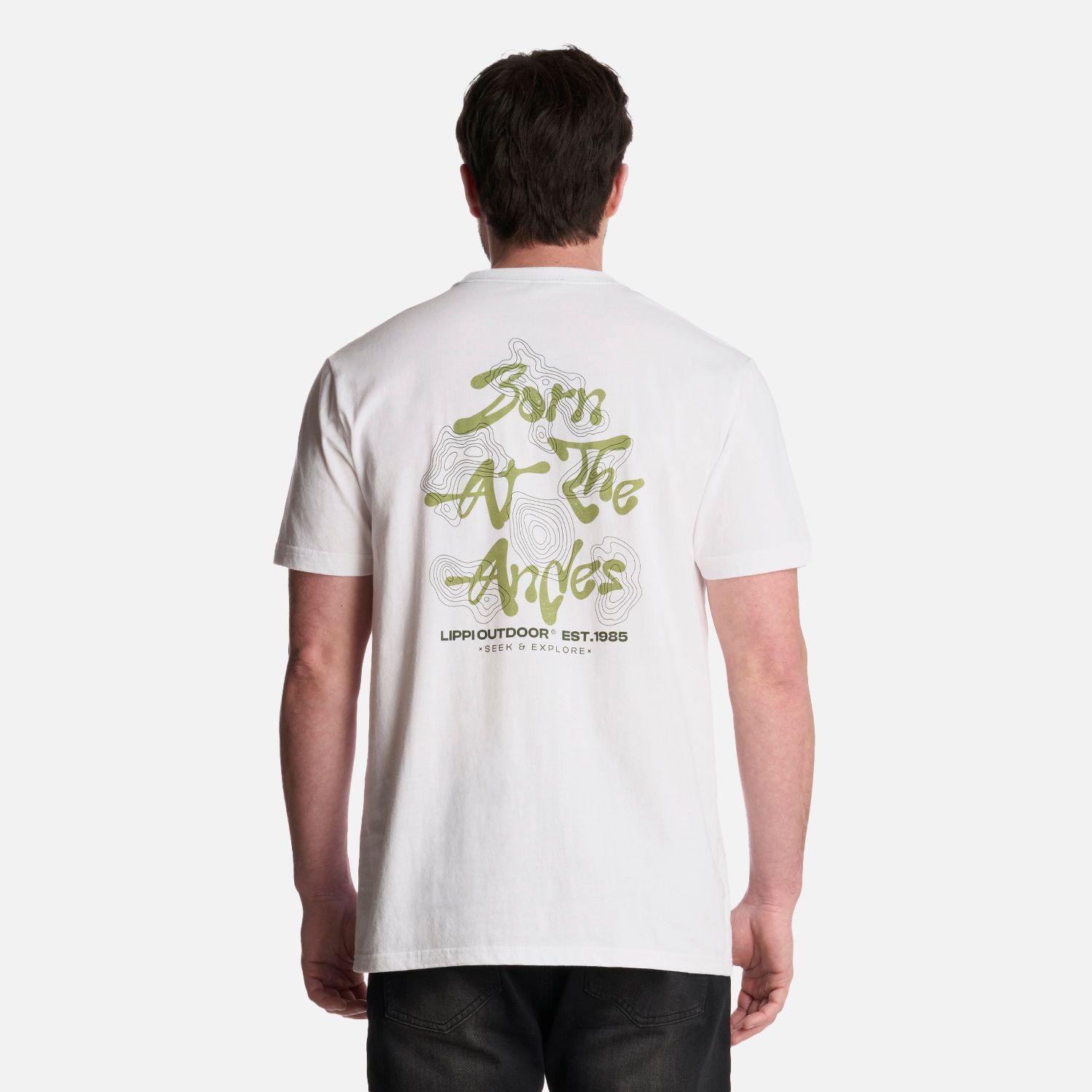 Polera Hombre Explore T-Shirt Blanco Lippi-1