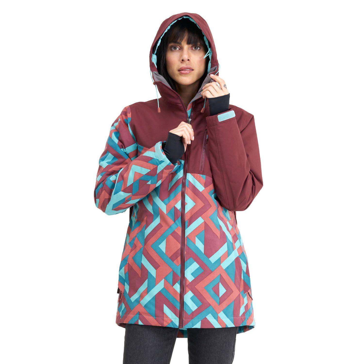 Chaqueta Mujer Yeti Burdeo Haka Honu I20-1