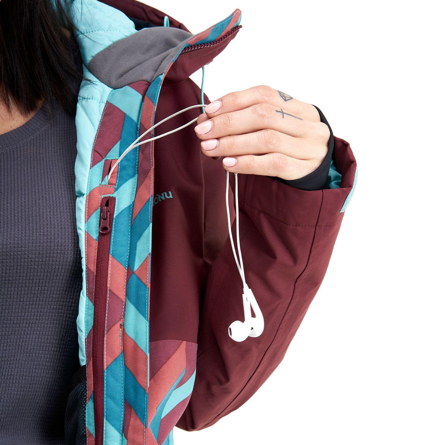 Chaqueta Mujer Yeti Burdeo Haka Honu I20-6