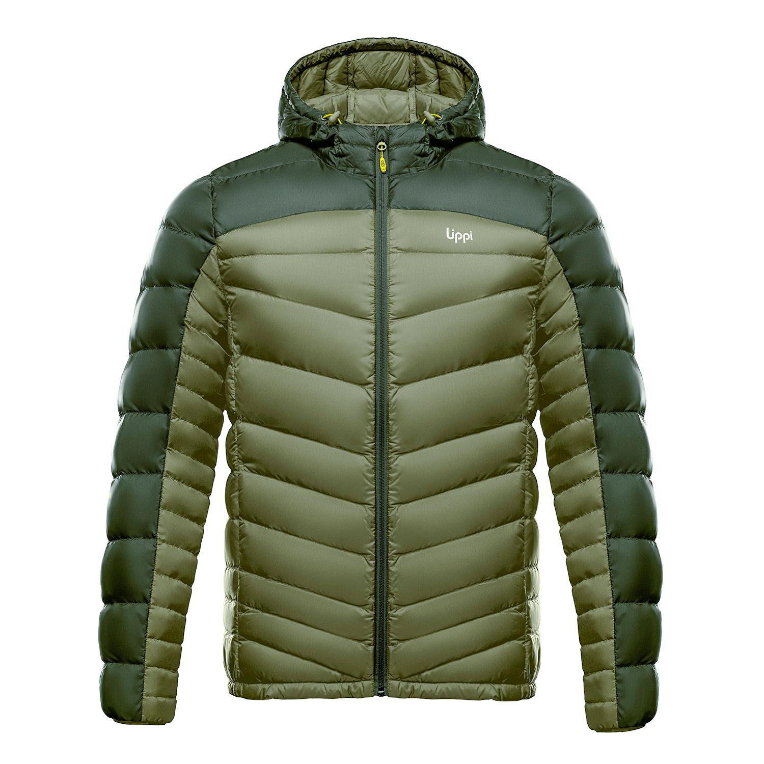 Chaqueta Hombre Bazpur Down Hoody Jacket Verde Oscuro / Verde Militar Lippi-0