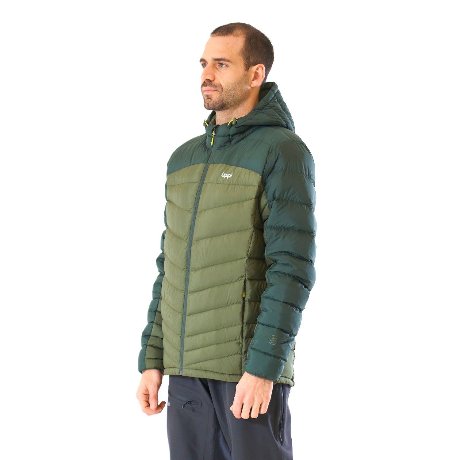 Chaqueta Hombre Bazpur Down Hoody Jacket Verde Oscuro / Verde Militar Lippi-2
