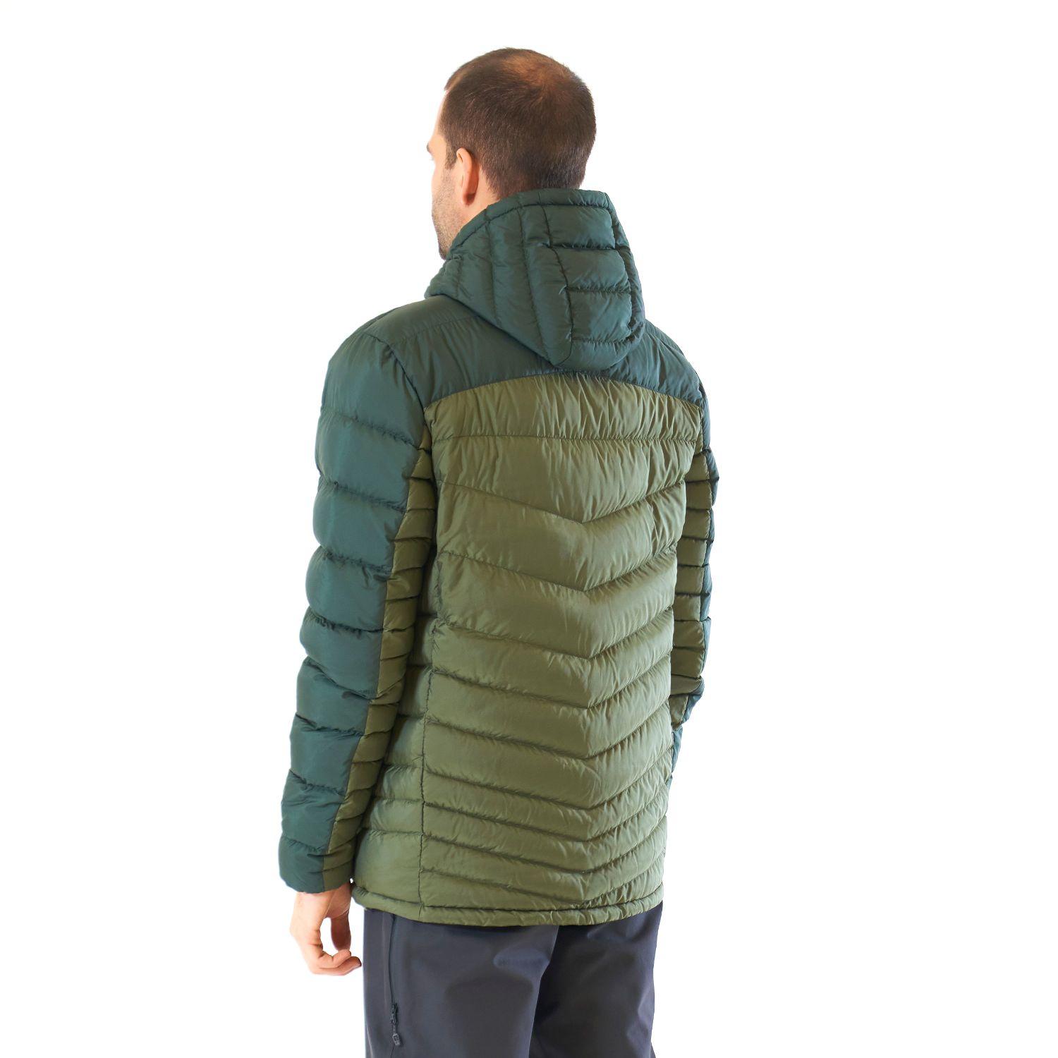 Chaqueta Hombre Bazpur Down Hoody Jacket Verde Oscuro / Verde Militar Lippi-3