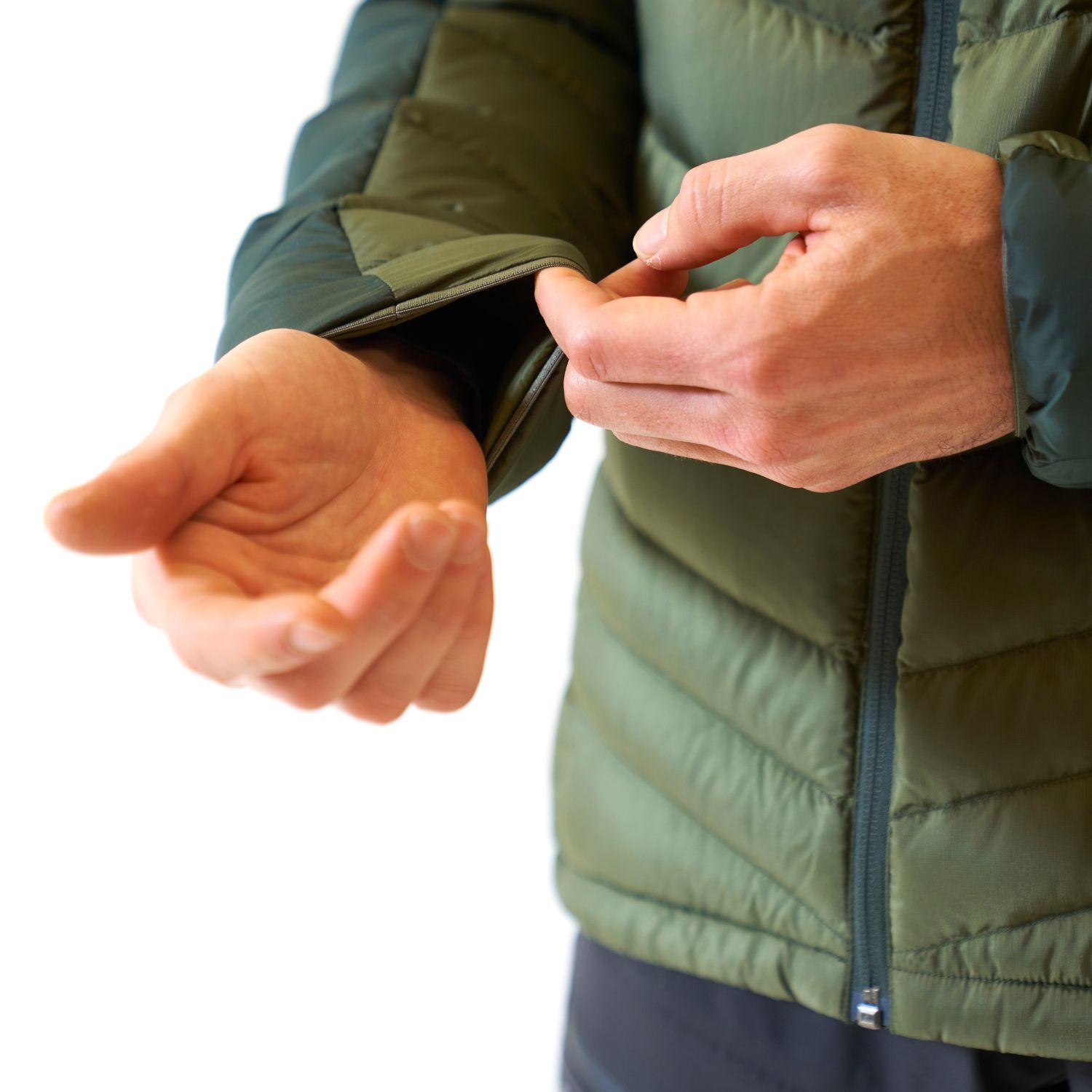 Chaqueta Hombre Bazpur Down Hoody Jacket Verde Oscuro / Verde Militar Lippi-6