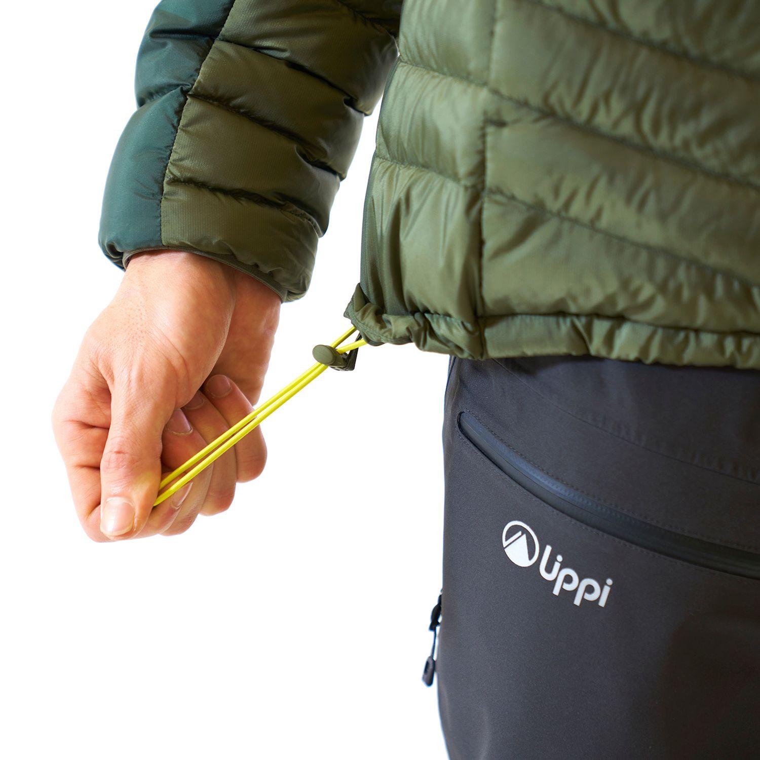 Chaqueta Hombre Bazpur Down Hoody Jacket Verde Oscuro / Verde Militar Lippi-7