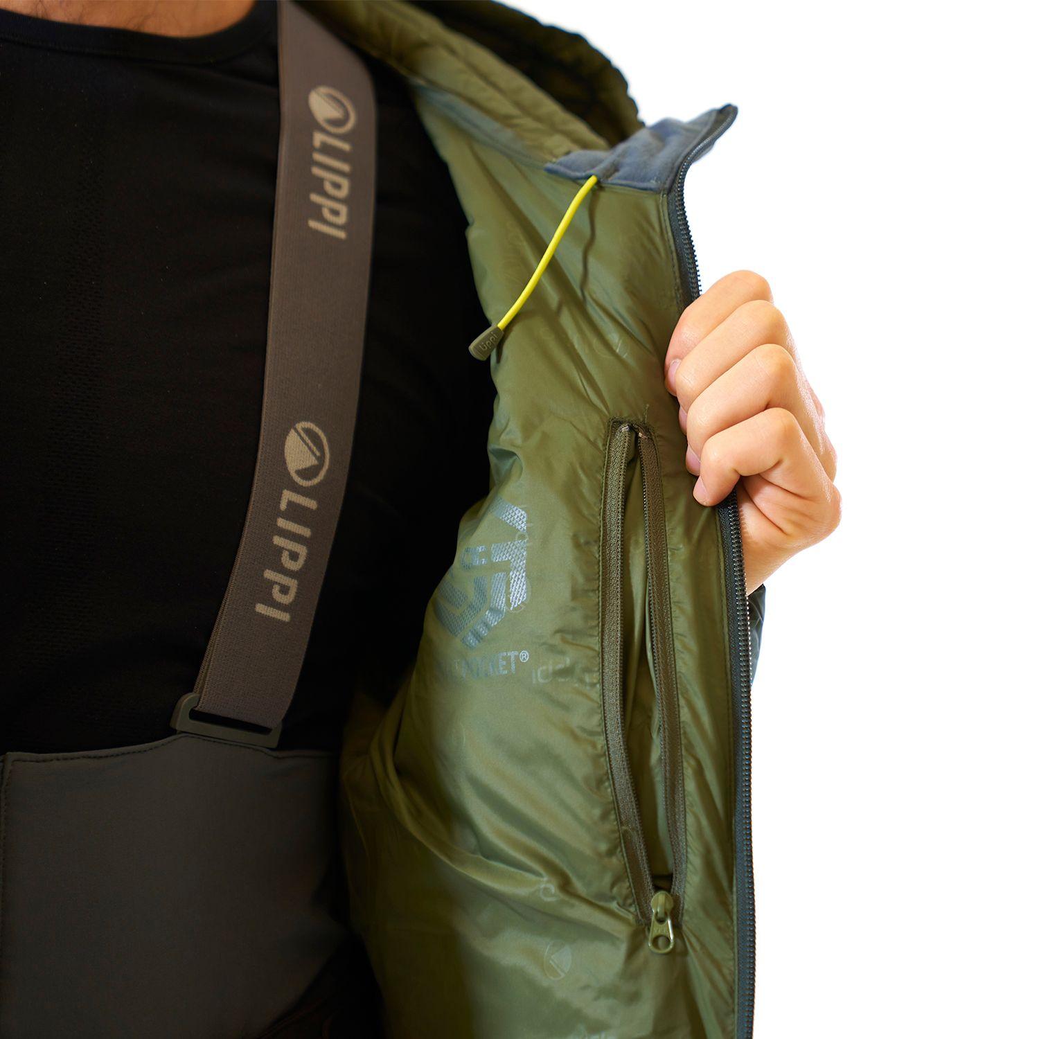 Chaqueta Hombre Bazpur Down Hoody Jacket Verde Oscuro / Verde Militar Lippi-9