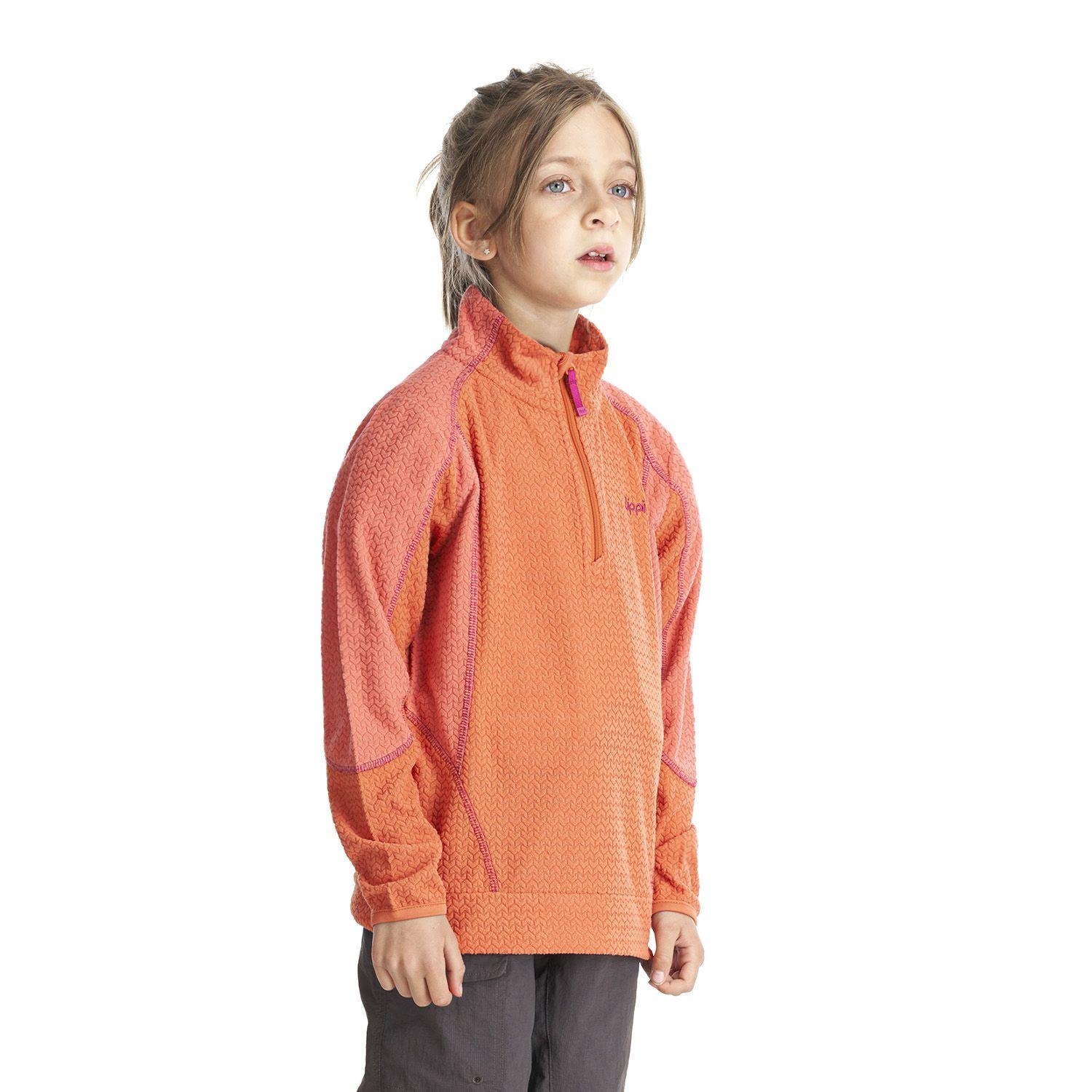 Poleron Niña Saltamontes Nano-F 14 Zip Naranjo Oscuro Lippi-2