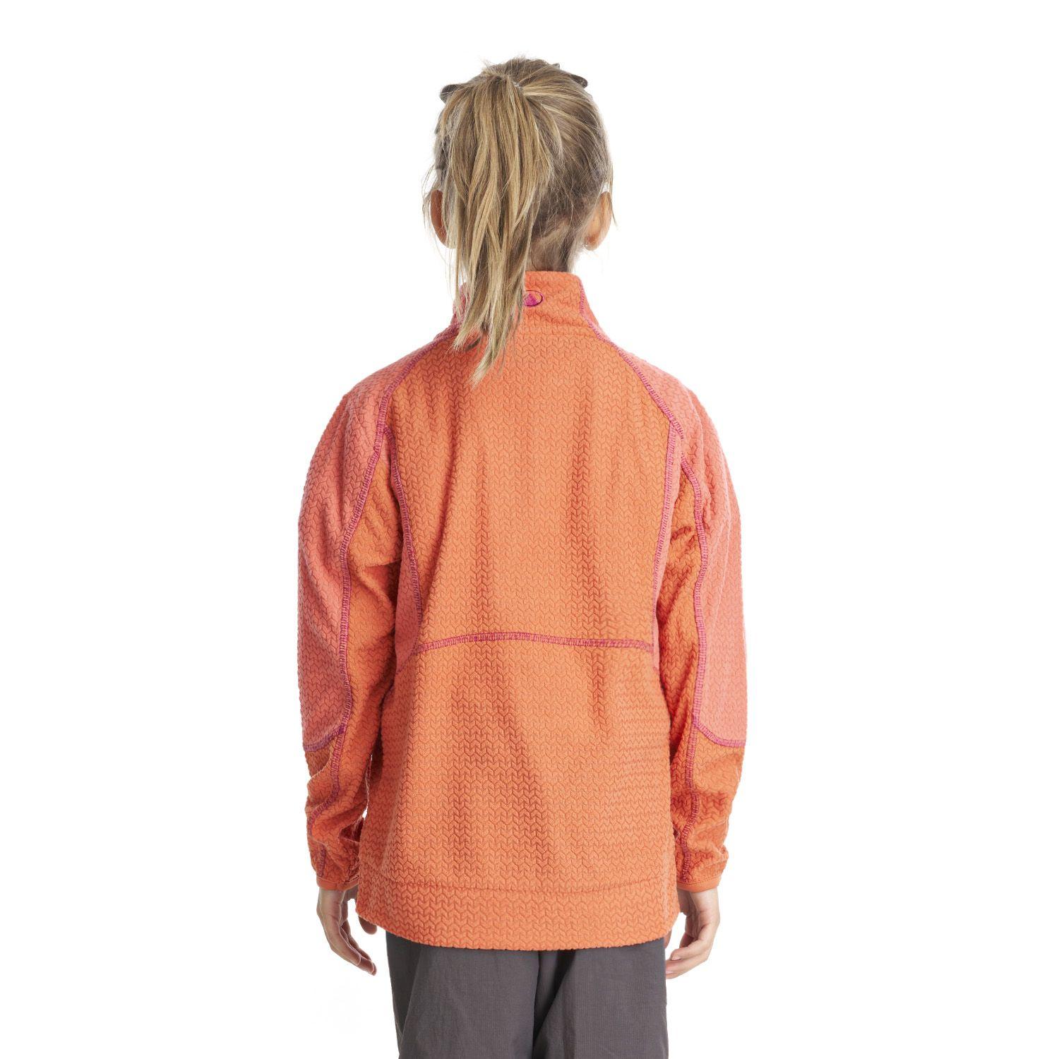 Poleron Niña Saltamontes Nano-F 14 Zip Naranjo Oscuro Lippi-3