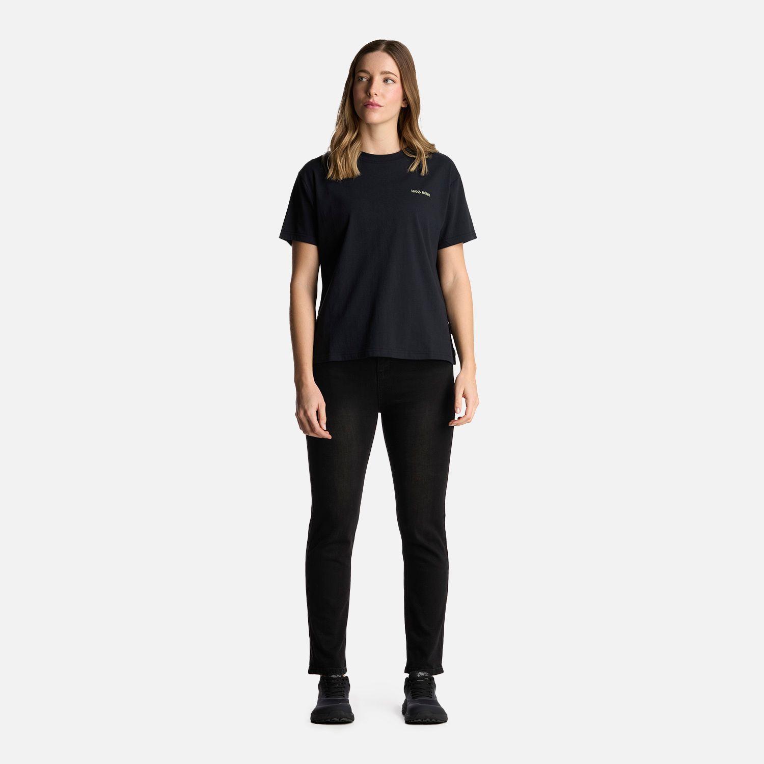 Polera Mujer Polo Negro Haka Honu-3
