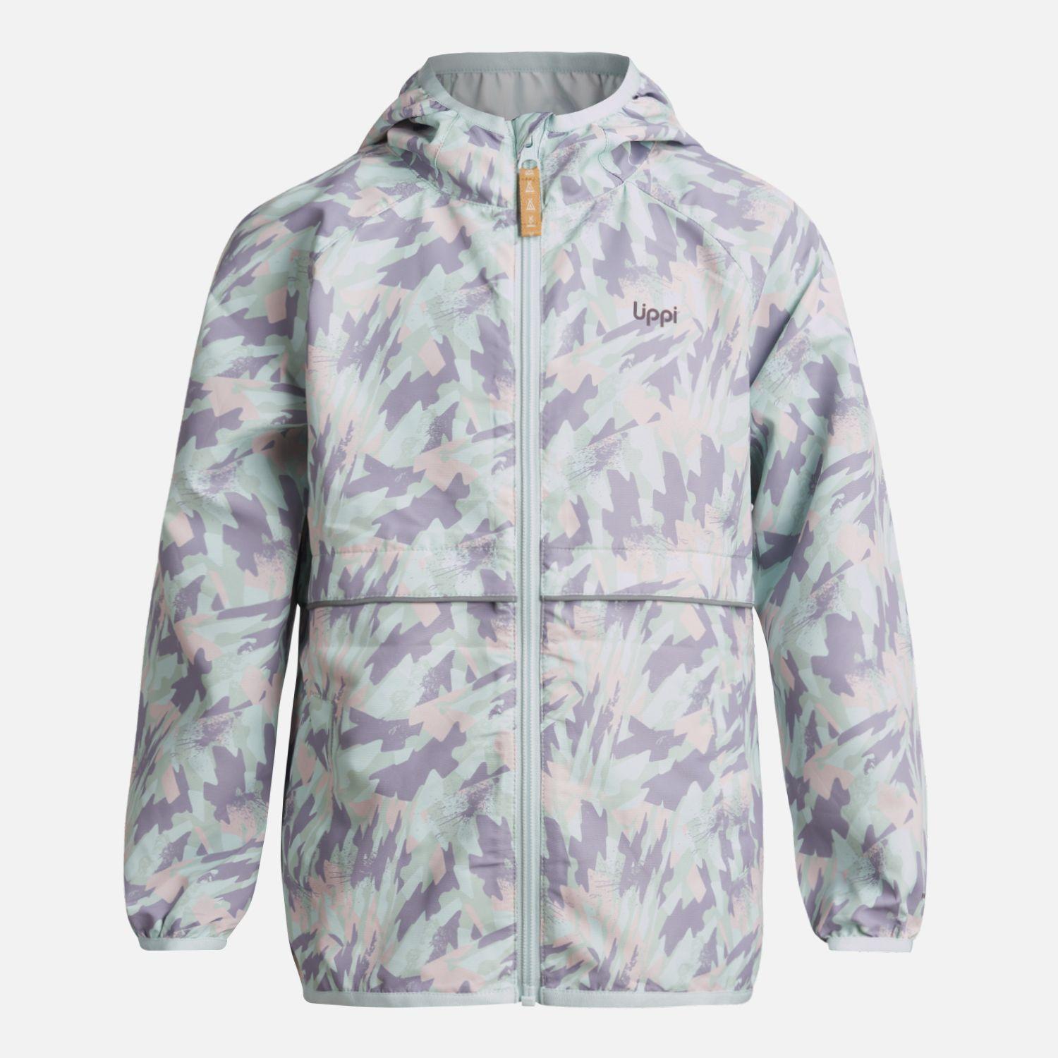 Chaqueta Niña Nightfall Windbreaker Hoody Jacket Print Morado Lippi-0