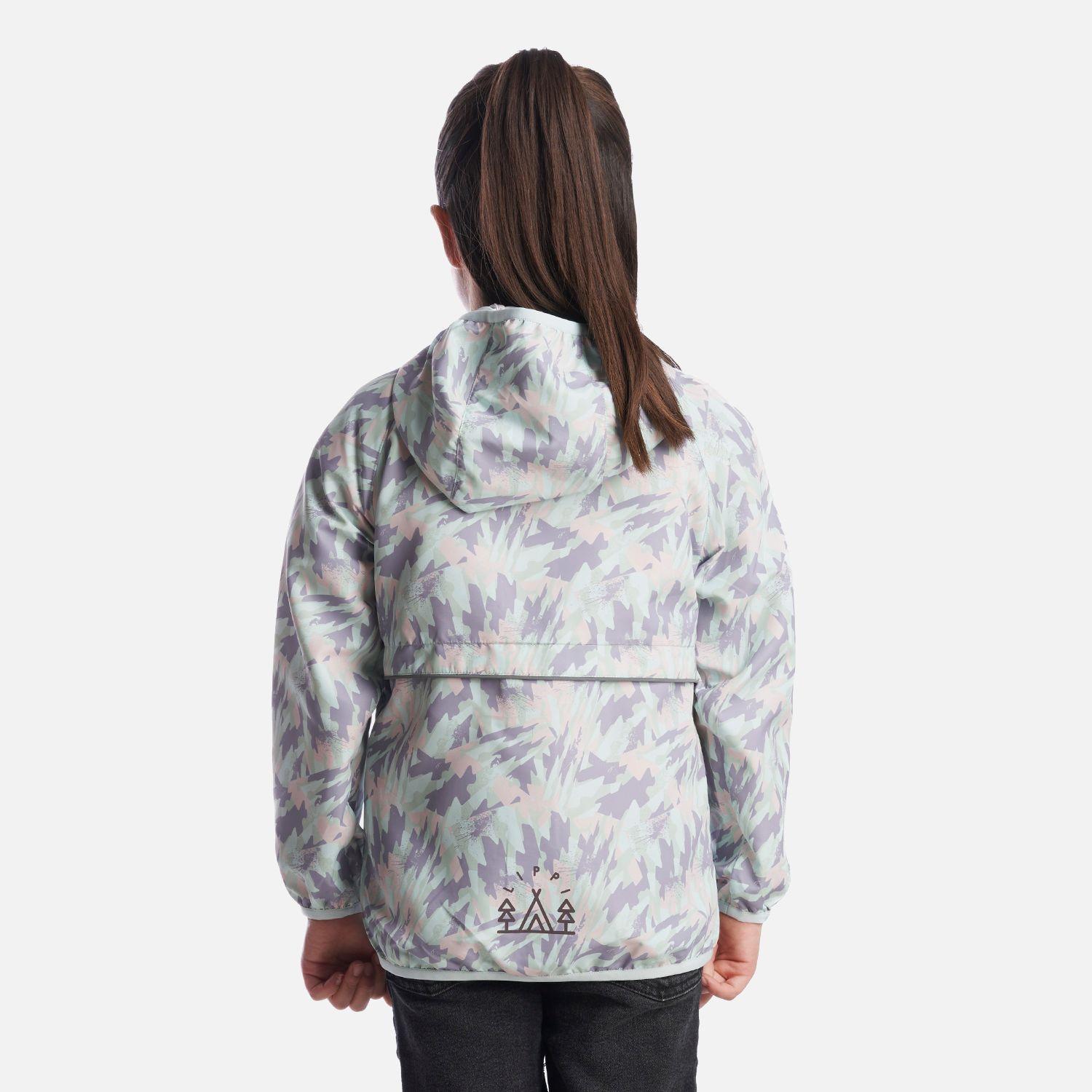 Chaqueta Niña Nightfall Windbreaker Hoody Jacket Print Morado Lippi-2
