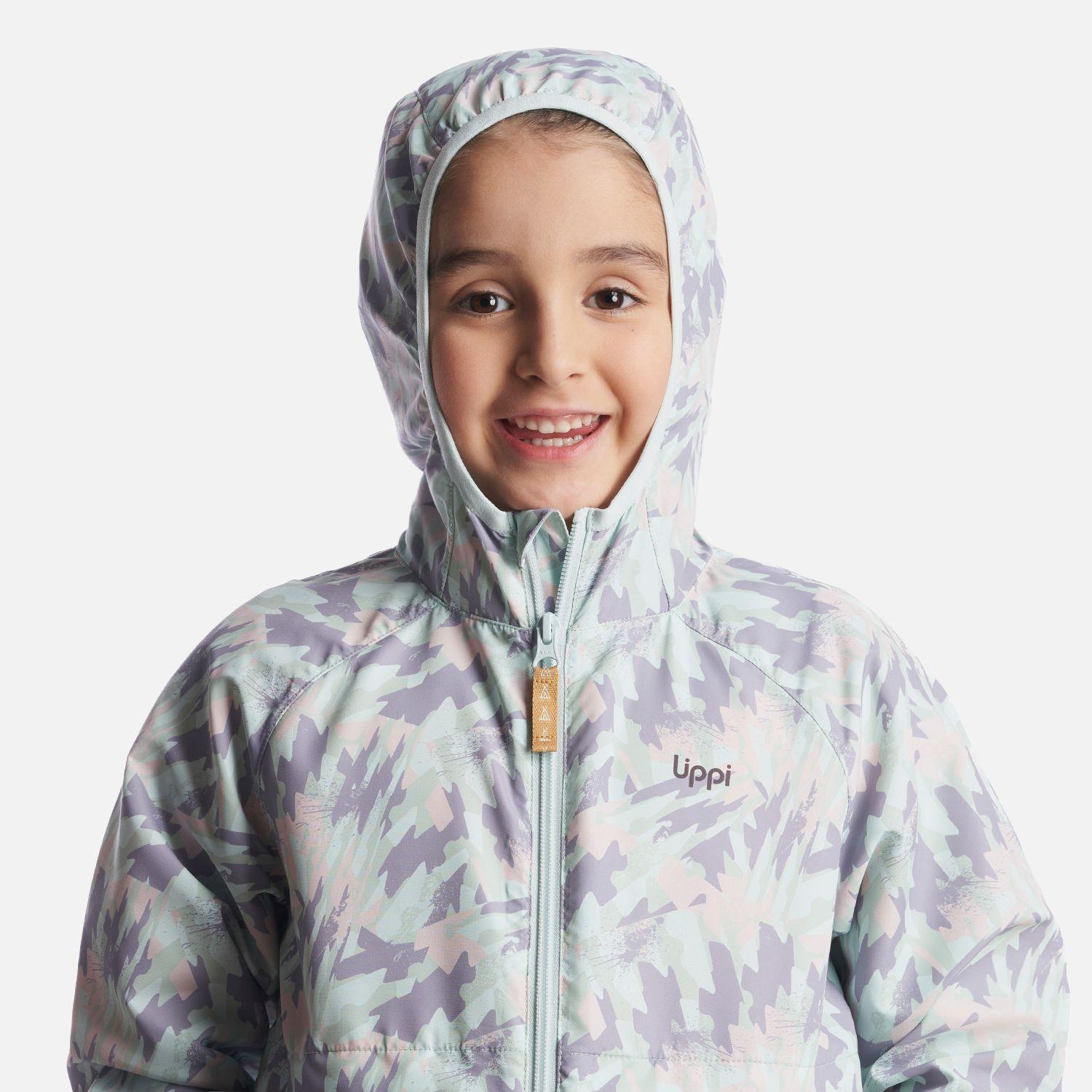 Chaqueta Niña Nightfall Windbreaker Hoody Jacket Print Morado Lippi-3