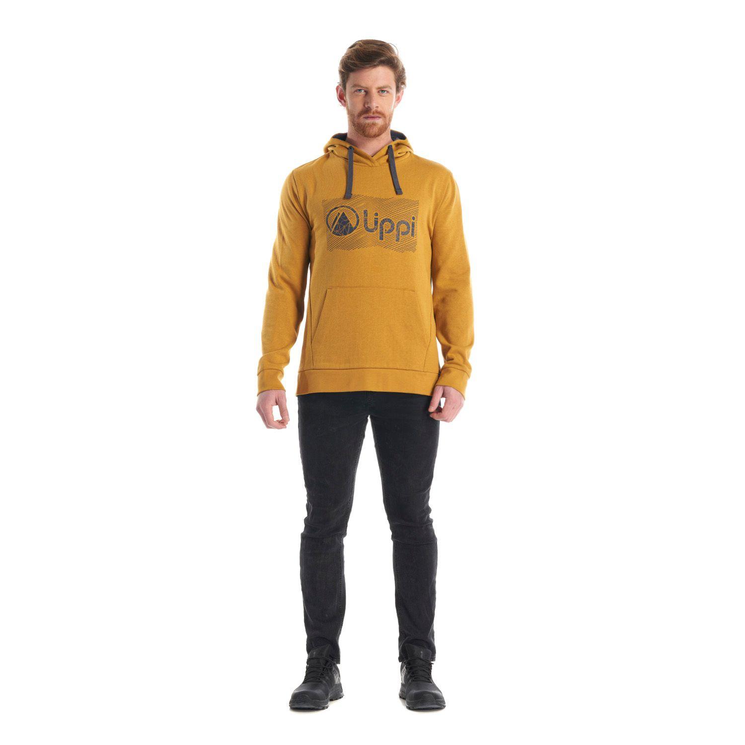 Poleron Hombre Insigne Hoody Sweatshirt Mostaza Lippi V22-8