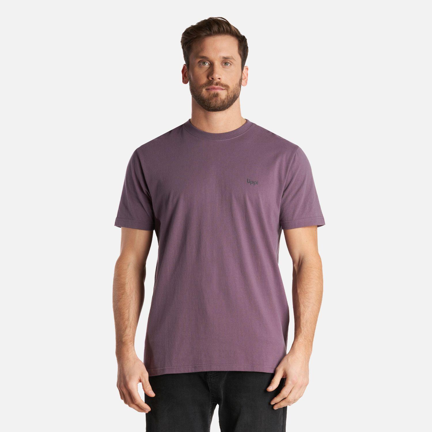Polera Hombre Travel Fox T-Shirt Morado Lippi-1