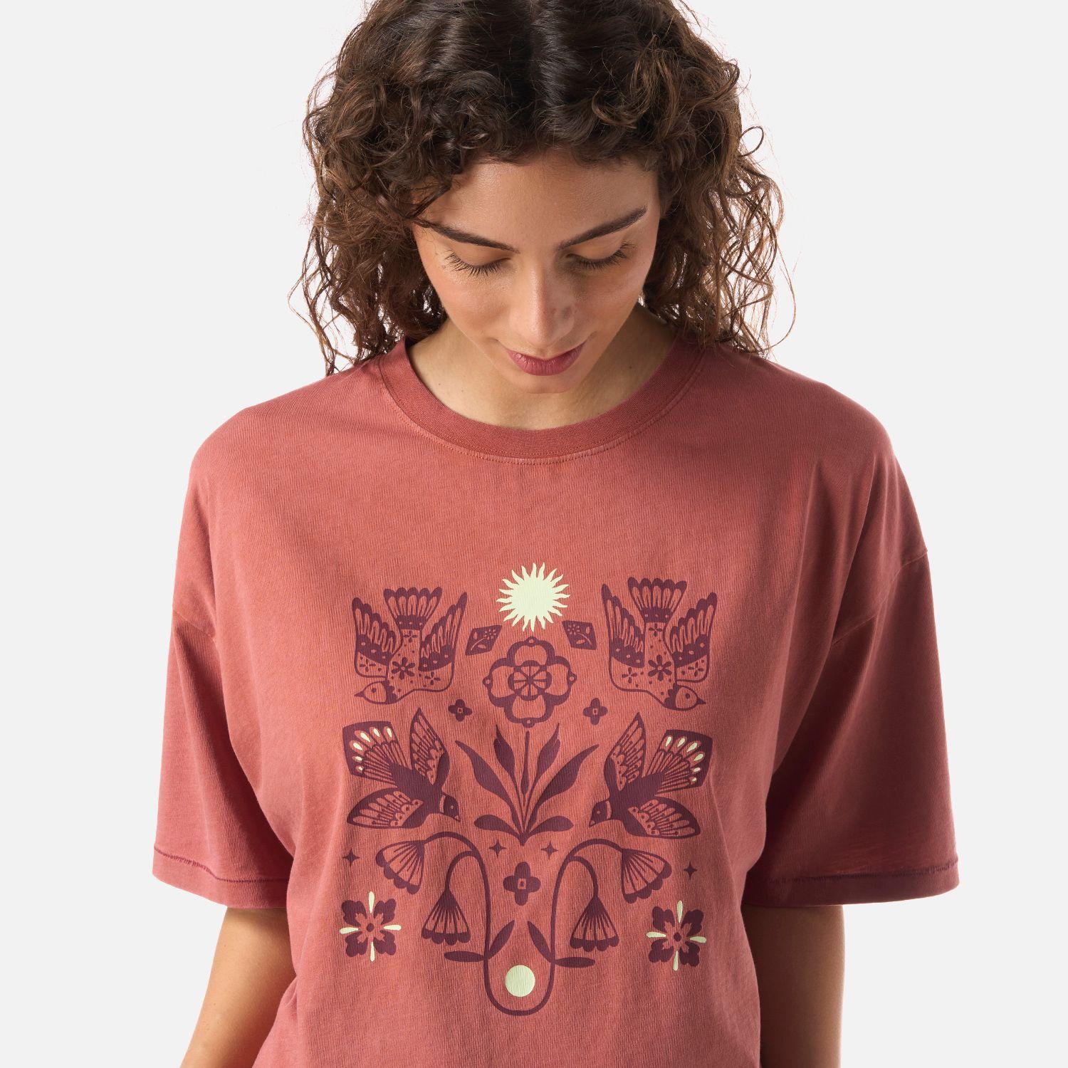 Polera Mujer Gorrion Terracota Claro Haka Honu V26-3