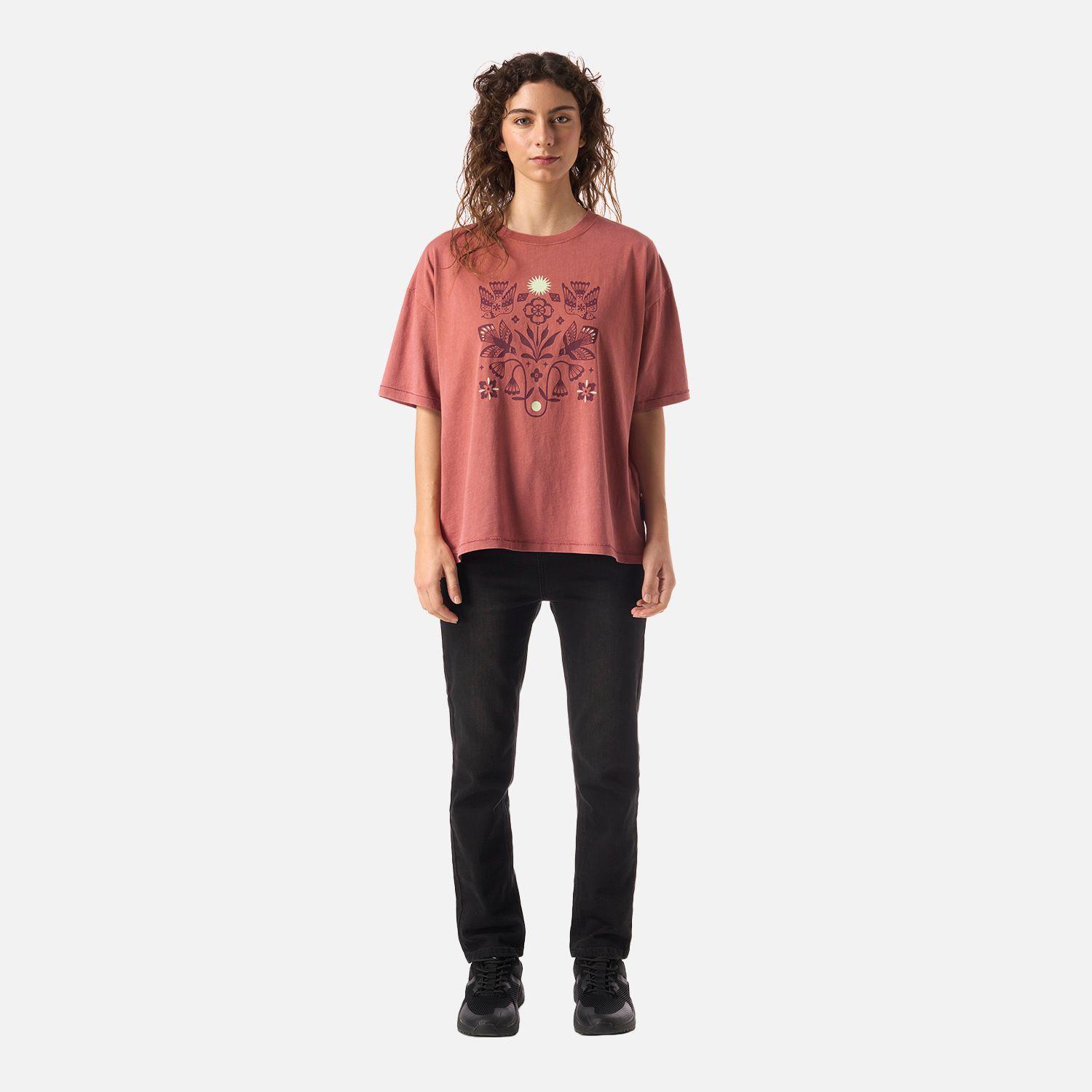 Polera Mujer Gorrion Terracota Claro Haka Honu V26-4