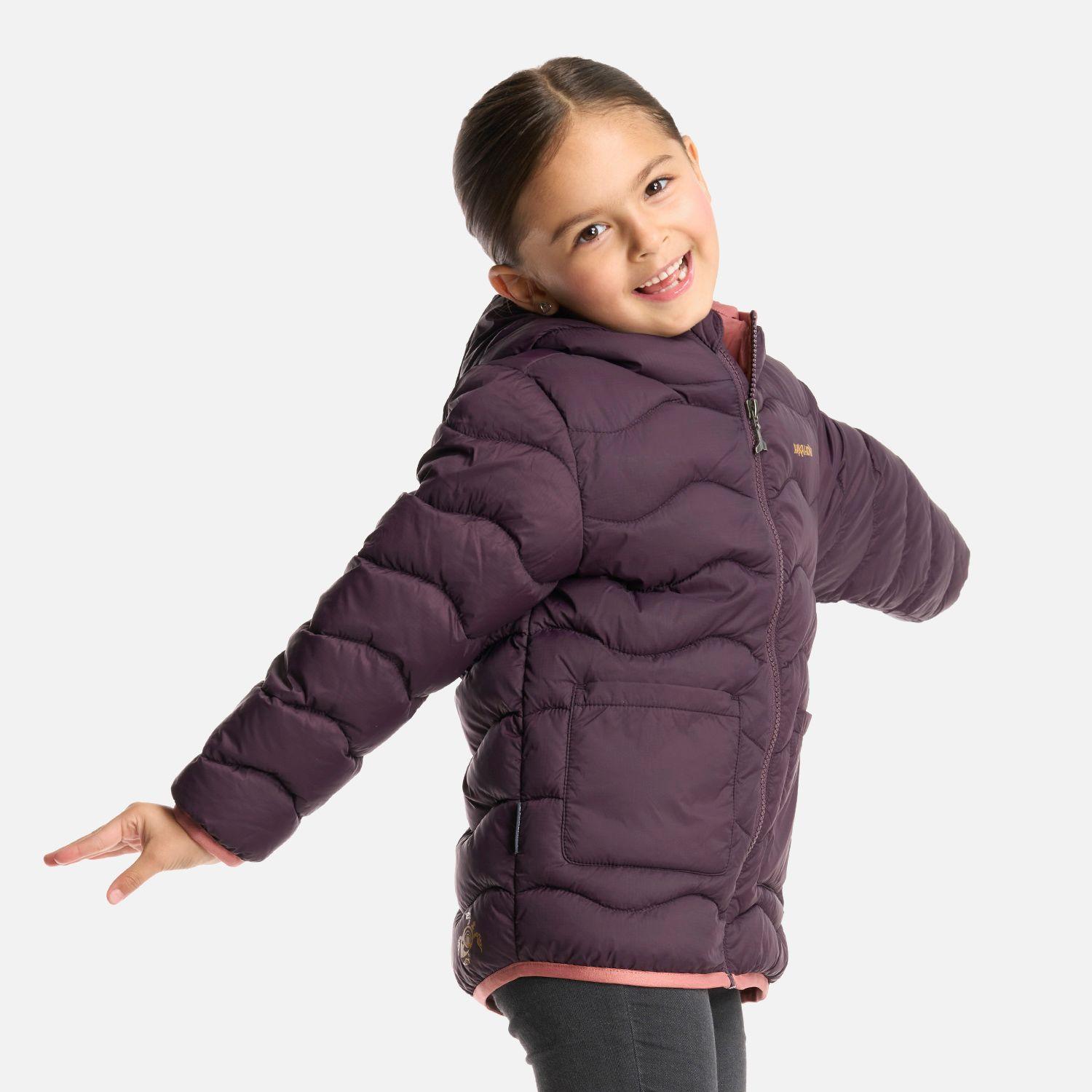 Chaqueta Niña Ultra Livianita Morado Oscuro Haka Honu-1