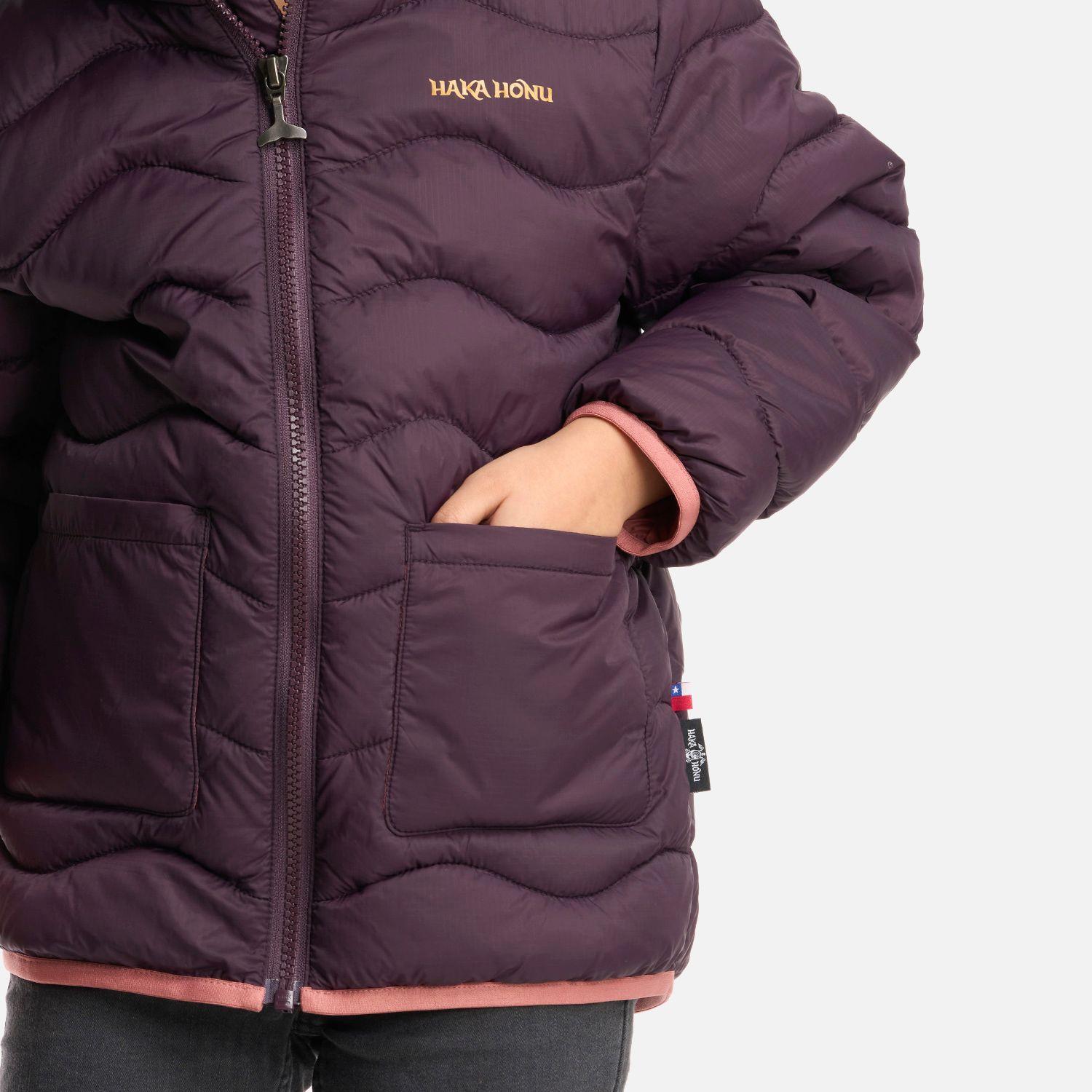 Chaqueta Niña Ultra Livianita Morado Oscuro Haka Honu-4