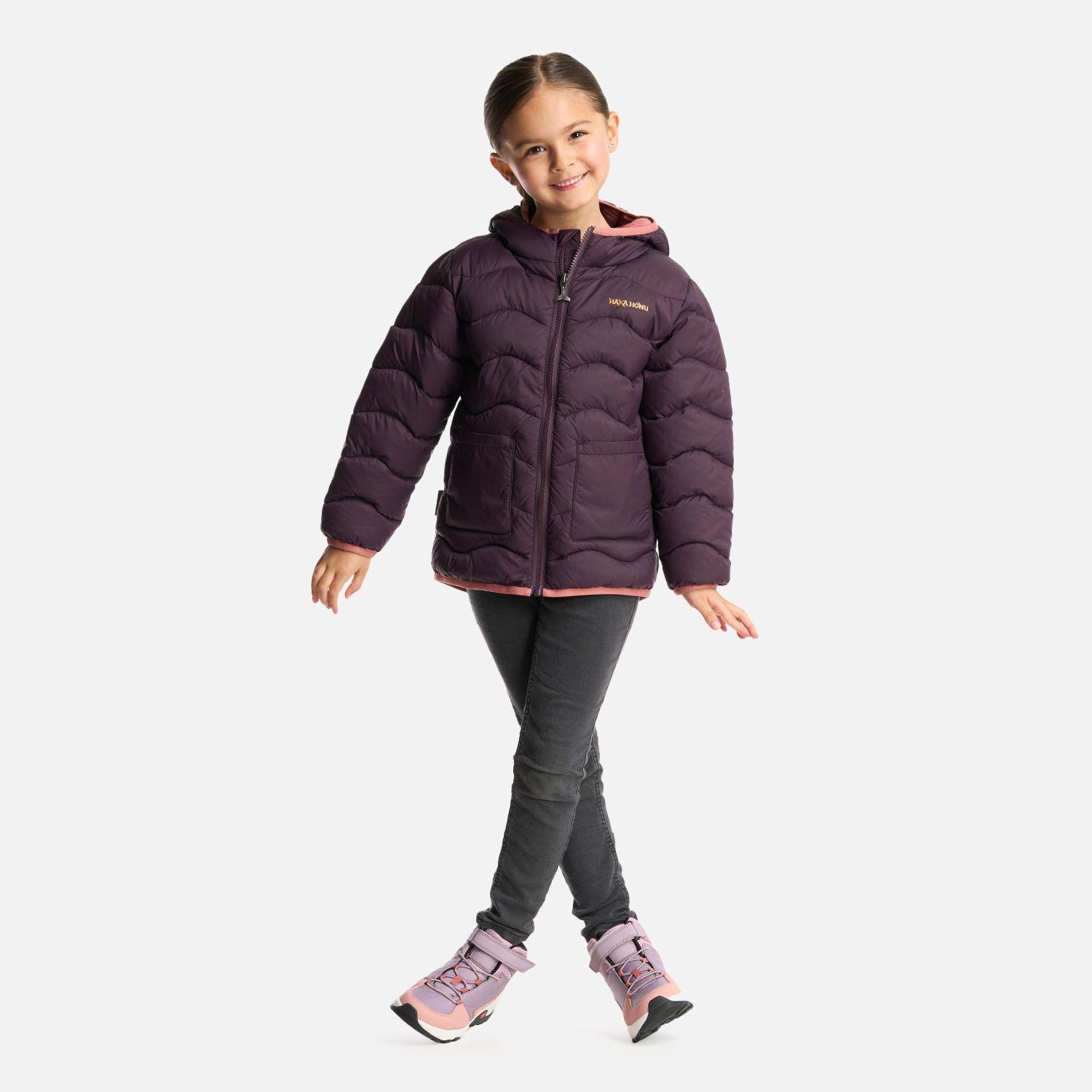Chaqueta Niña Ultra Livianita Morado Oscuro Haka Honu-5