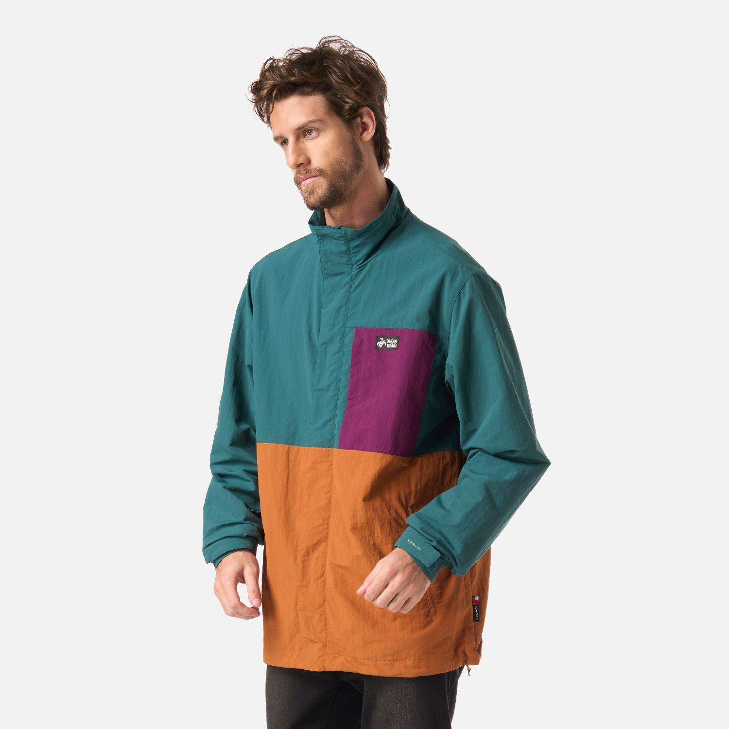 Chaqueta Hombre Hijo Del Viento Petroleo Oscuro Haka Honu V26-1