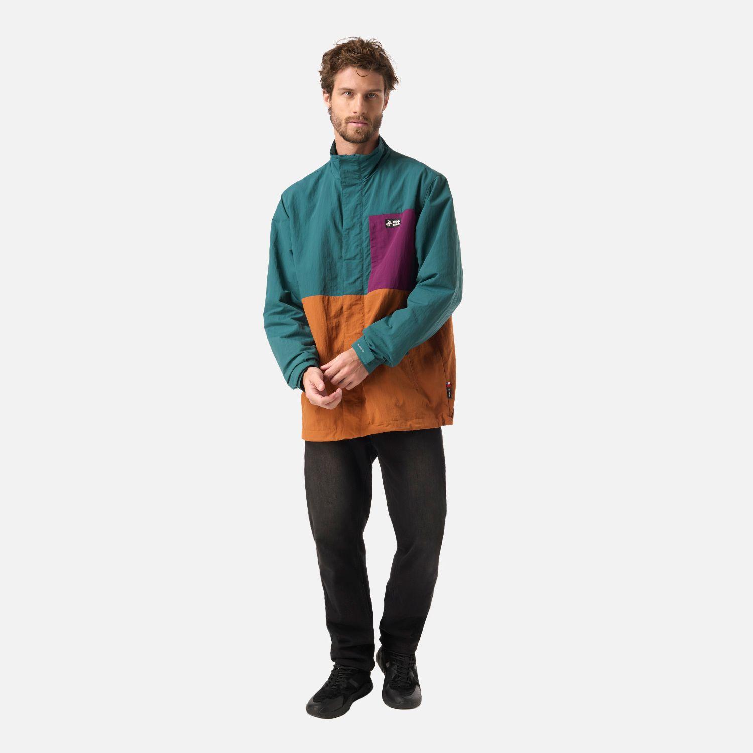 Chaqueta Hombre Hijo Del Viento Petroleo Oscuro Haka Honu V26-6