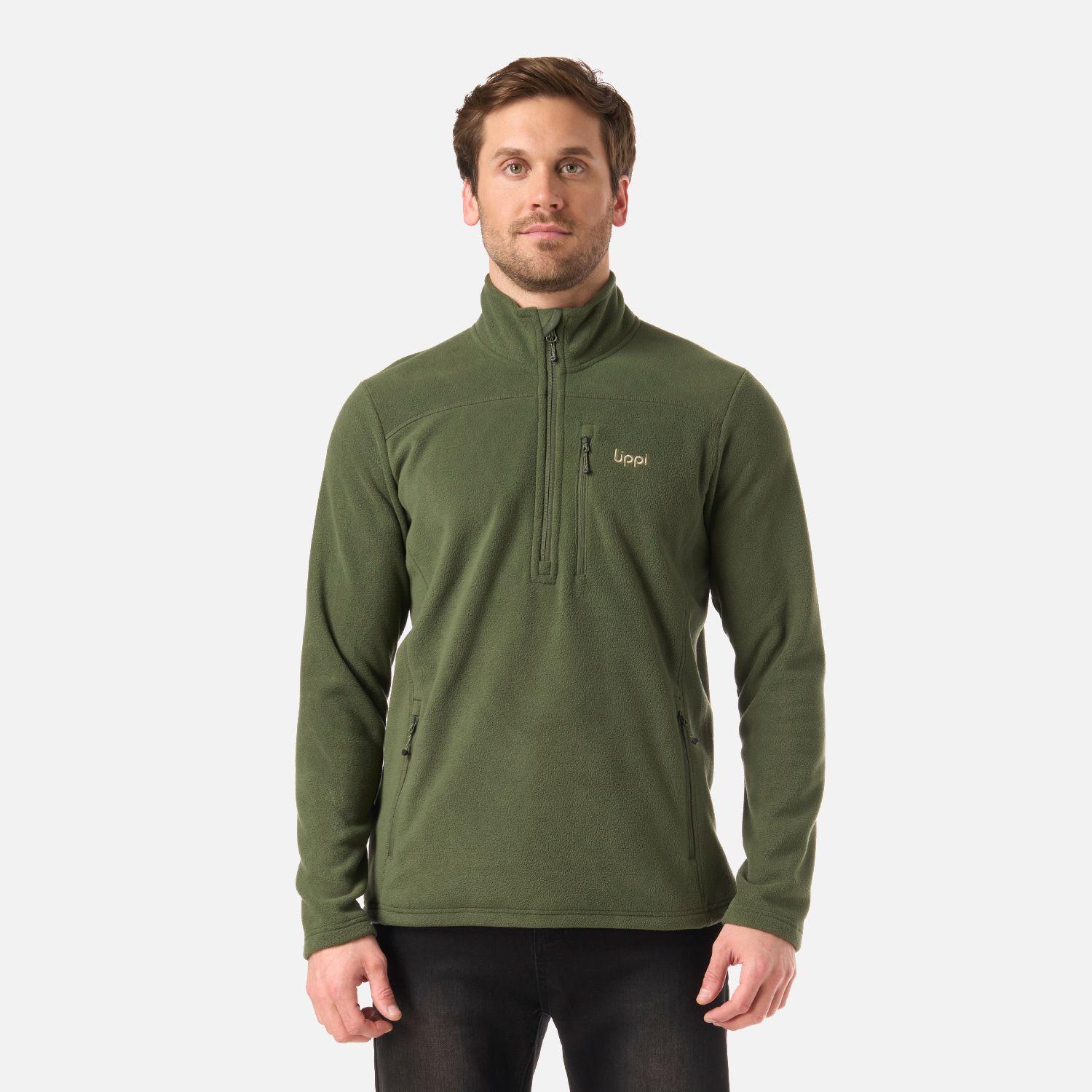 Polar Hombre Paicavi Therm-Pro 1/4 Zip Jacket Verde Musgo Lippi V26-0