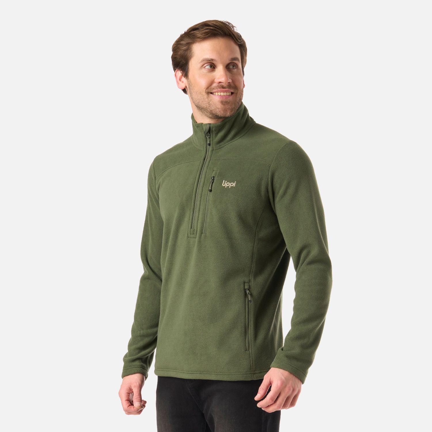 Polar Hombre Paicavi Therm-Pro 1/4 Zip Jacket Verde Musgo Lippi V26-1