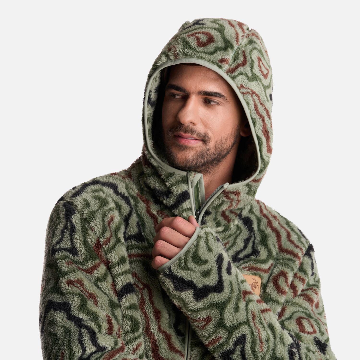 Poleron Hombre Calur-oso Print Verde Haka Honu-4