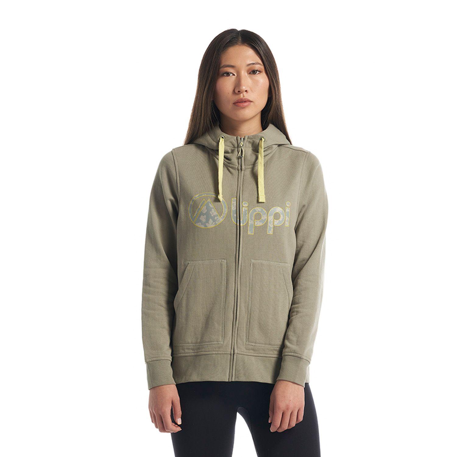 Poleron Mujer Insigne Full Zip Hoody Sweatshirt Laurel Lippi V22-1