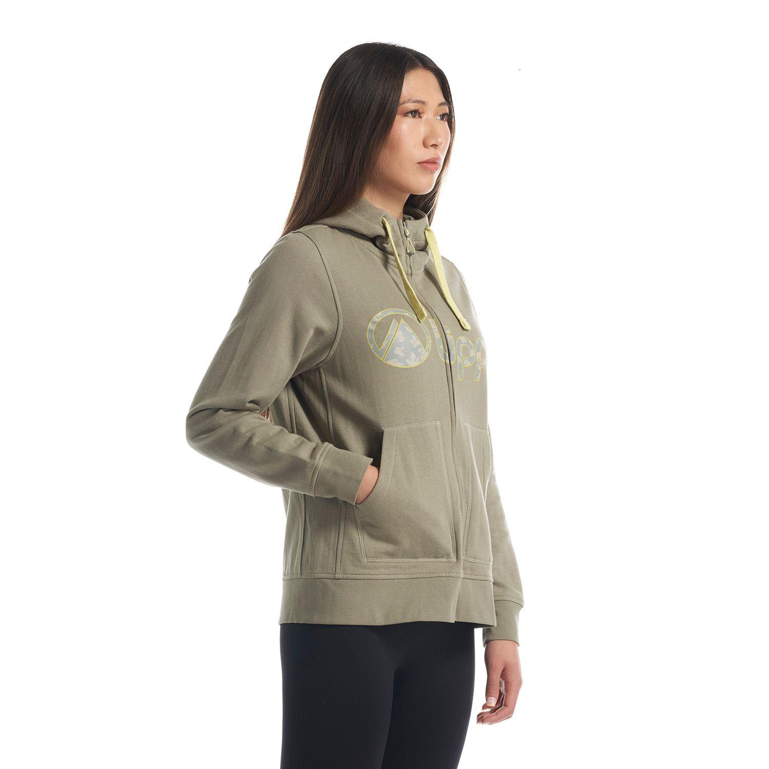 Poleron Mujer Insigne Full Zip Hoody Sweatshirt Laurel Lippi V22-2