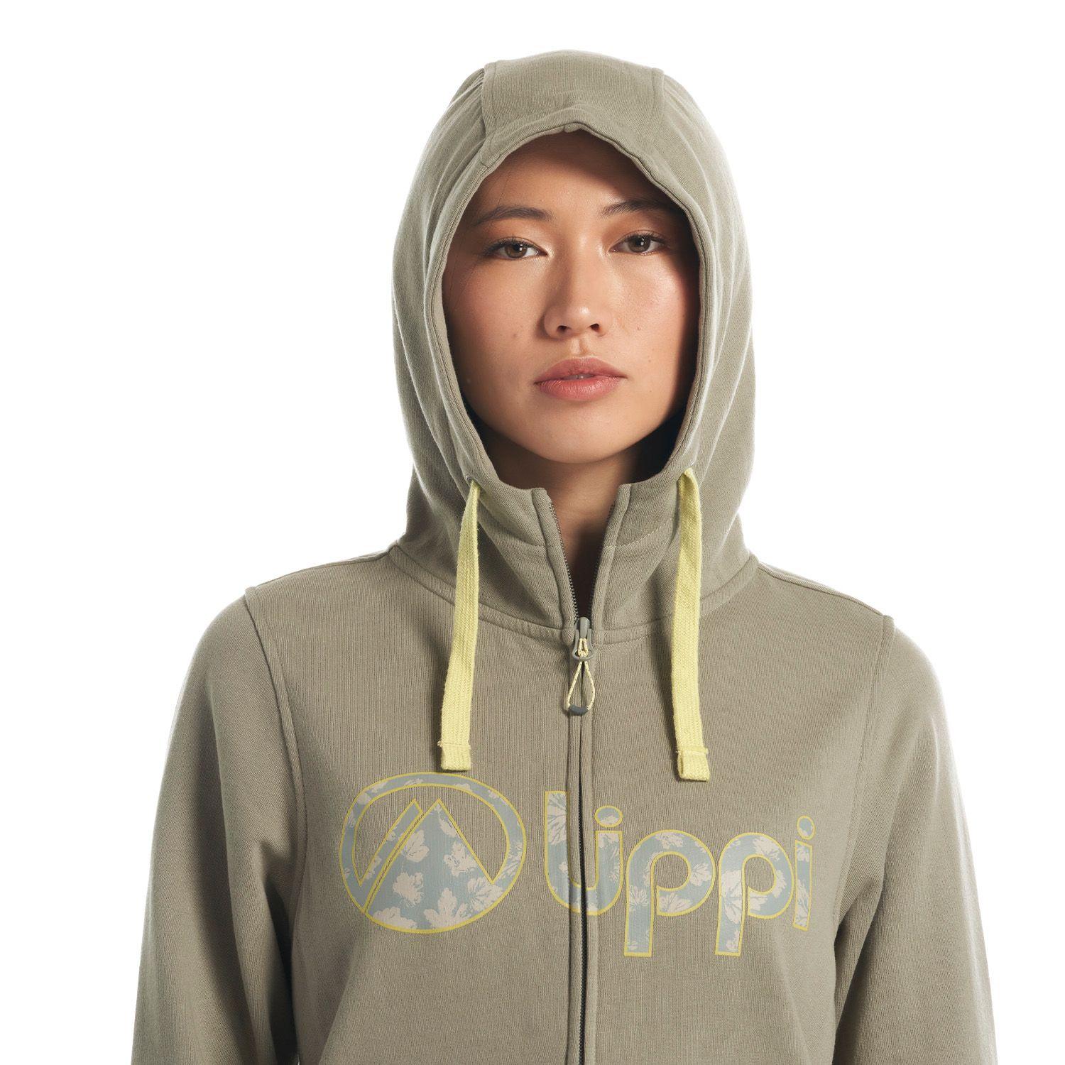 Poleron Mujer Insigne Full Zip Hoody Sweatshirt Laurel Lippi V22-6