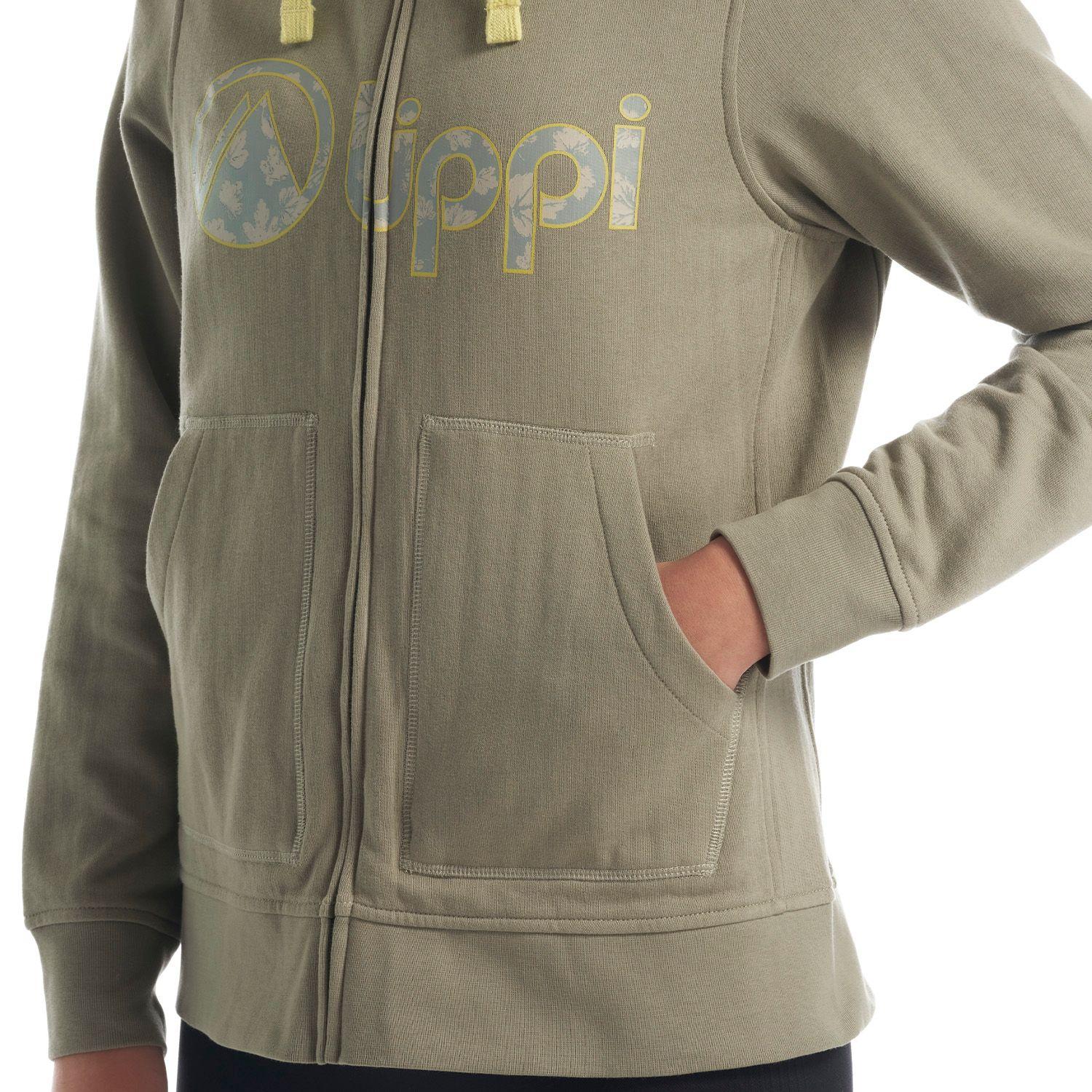 Poleron Mujer Insigne Full Zip Hoody Sweatshirt Laurel Lippi V22-7