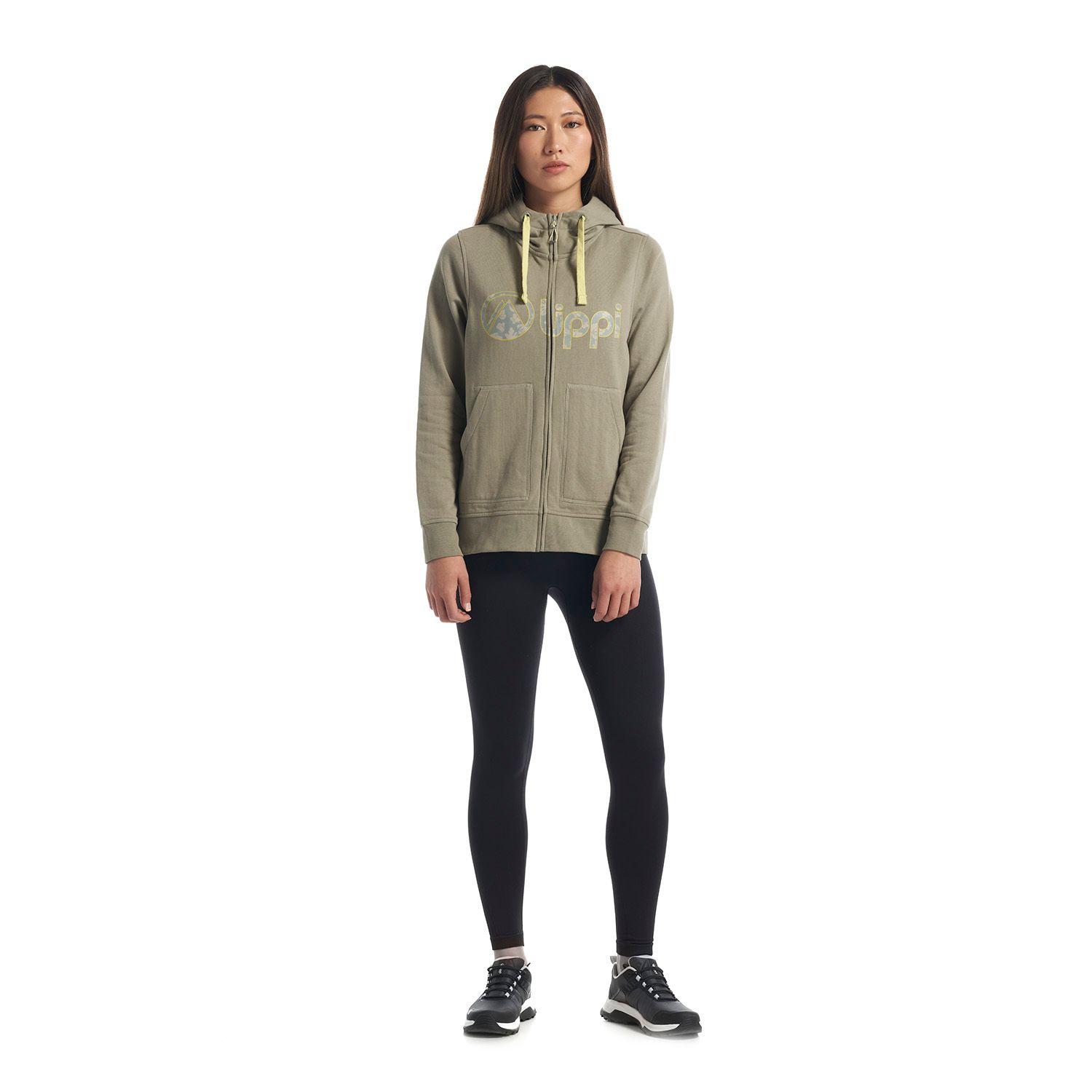 Poleron Mujer Insigne Full Zip Hoody Sweatshirt Laurel Lippi V22-8