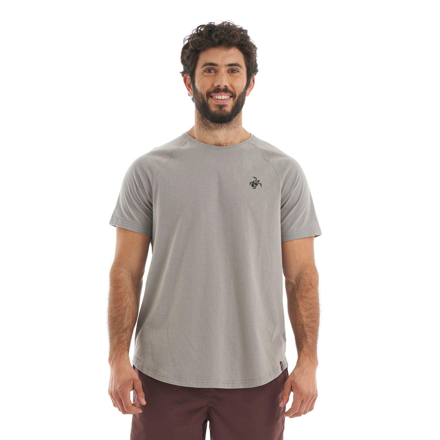 Polera Hombre Mundo magico Gris Haka Honu-1
