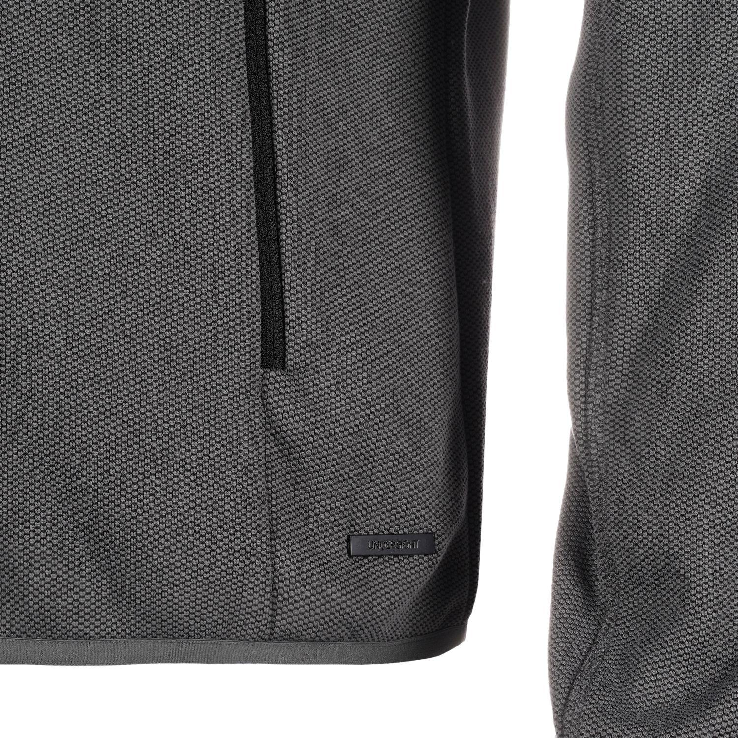 Poleron Hombre Symmetric Therm-Pro Jacket Melange Gris Lippi-3