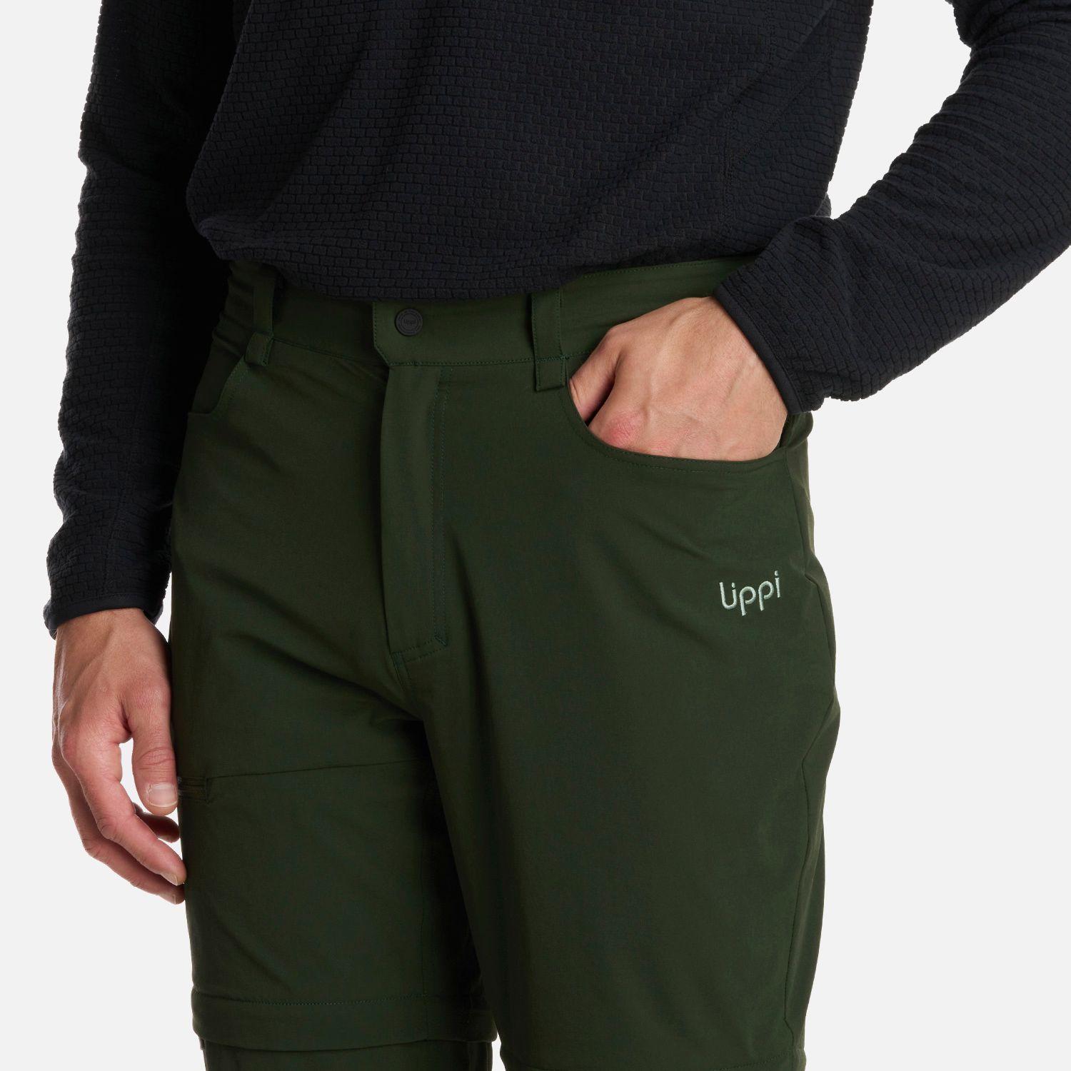 Pantalón Hombre Blacklash QDry Mix-2 Verde Militar Lippi I25-3