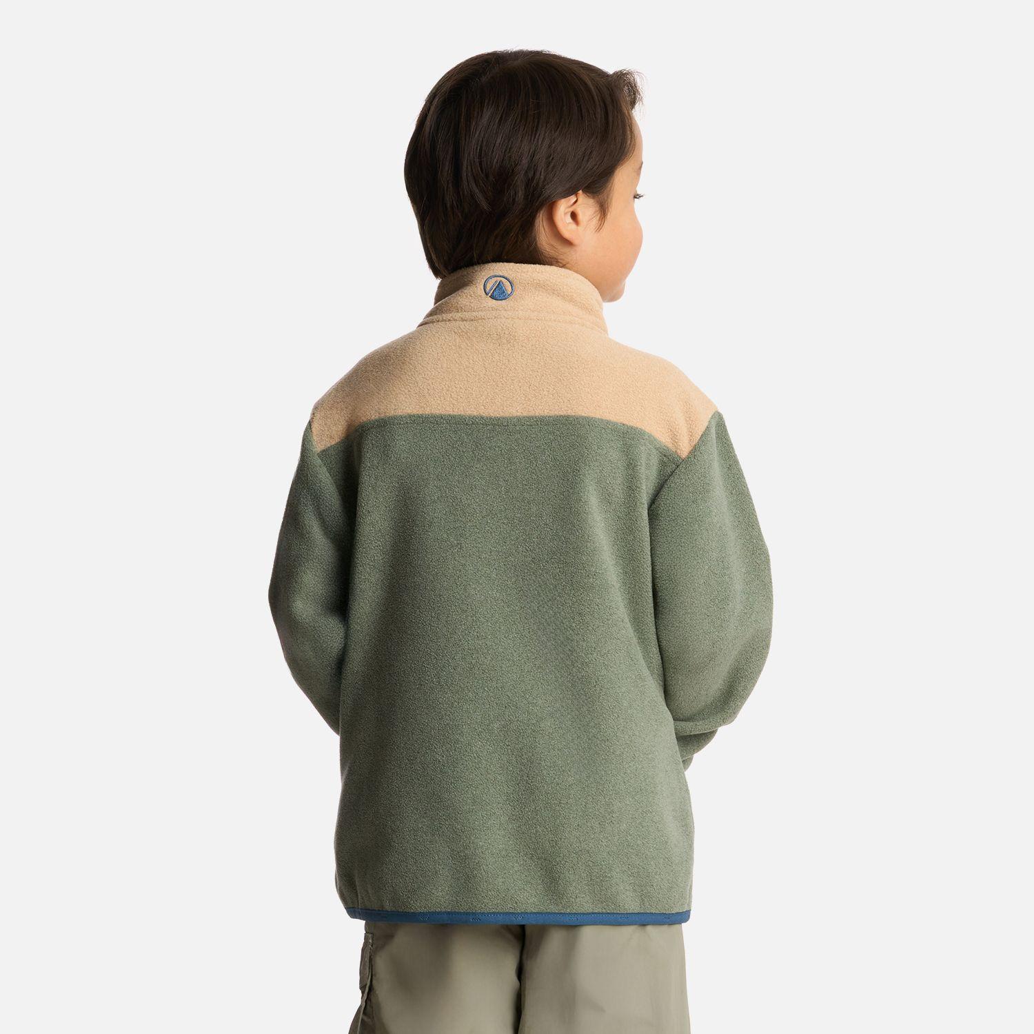 Polar Niño Forest 14 Zip Sweatshirt Jade Oscuro Lippi I25-2