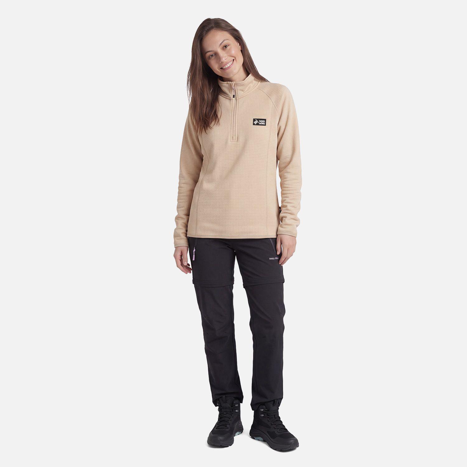 Polerón Mujer Taina Crema Haka Honu V27-2