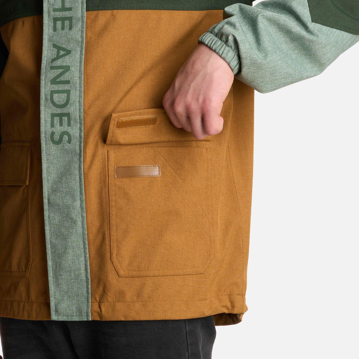 Chaqueta Teen Boy FirePlace B-Dry Jacket Verde Militar Lippi-4