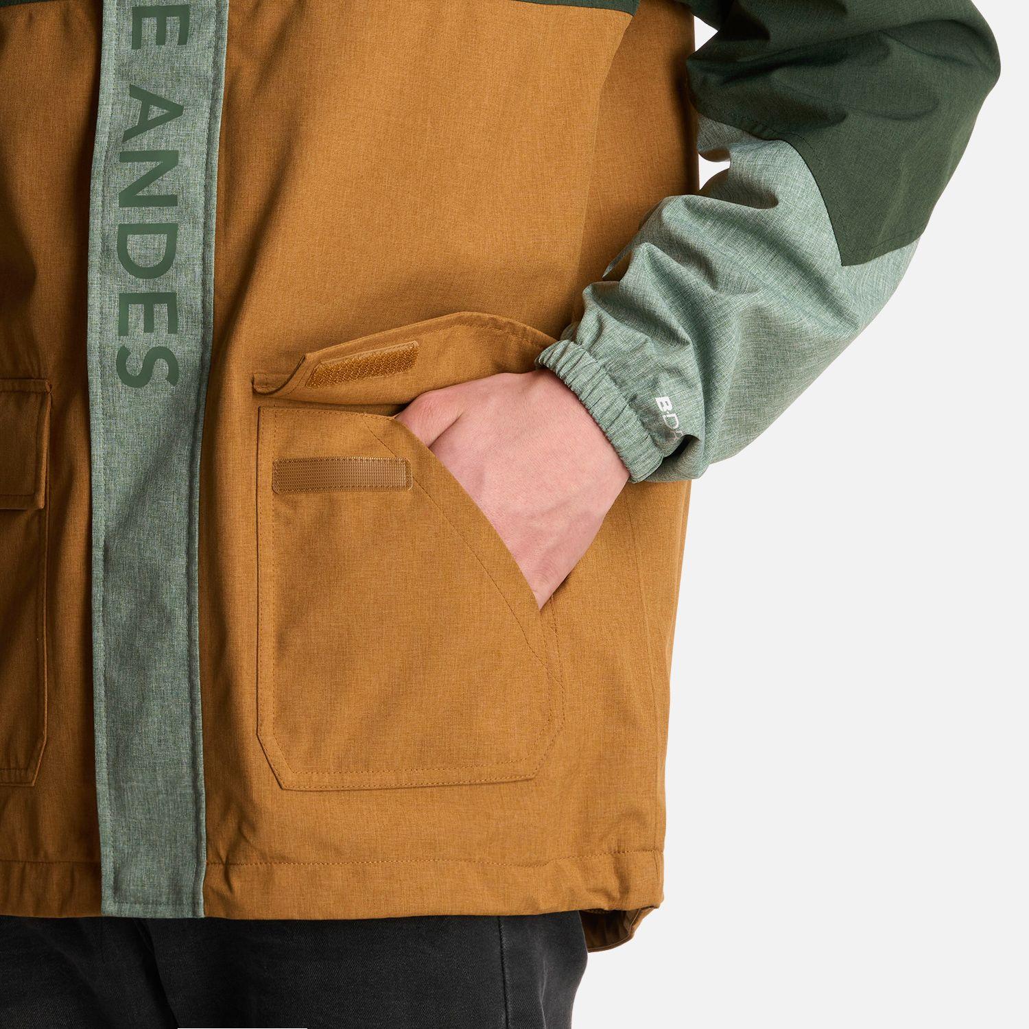 Chaqueta Teen Boy FirePlace B-Dry Jacket Verde Militar Lippi-5