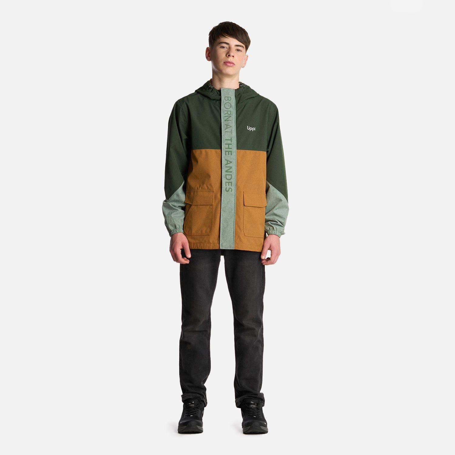 Chaqueta Teen Boy FirePlace B-Dry Jacket Verde Militar Lippi-7