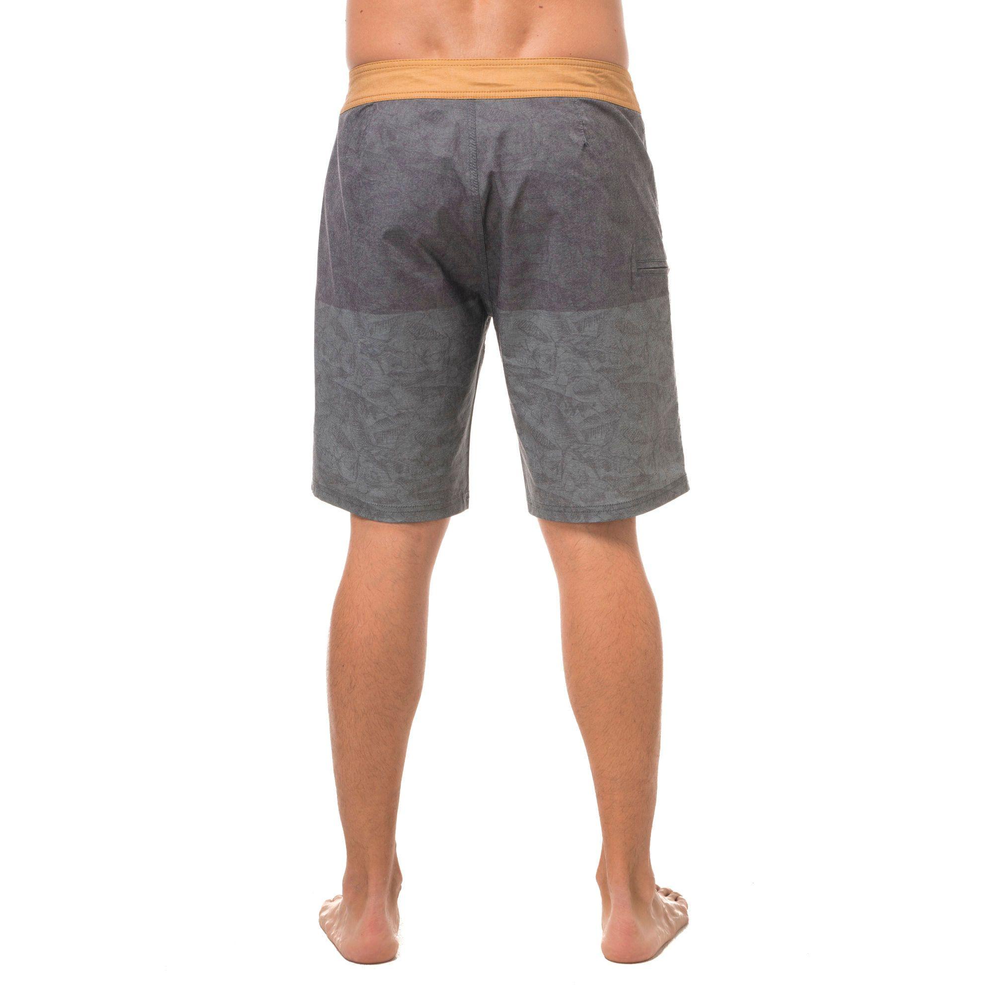 Traje de Baño Hombre Shark Boardshort Print Azul Grisaceo Lippi-3