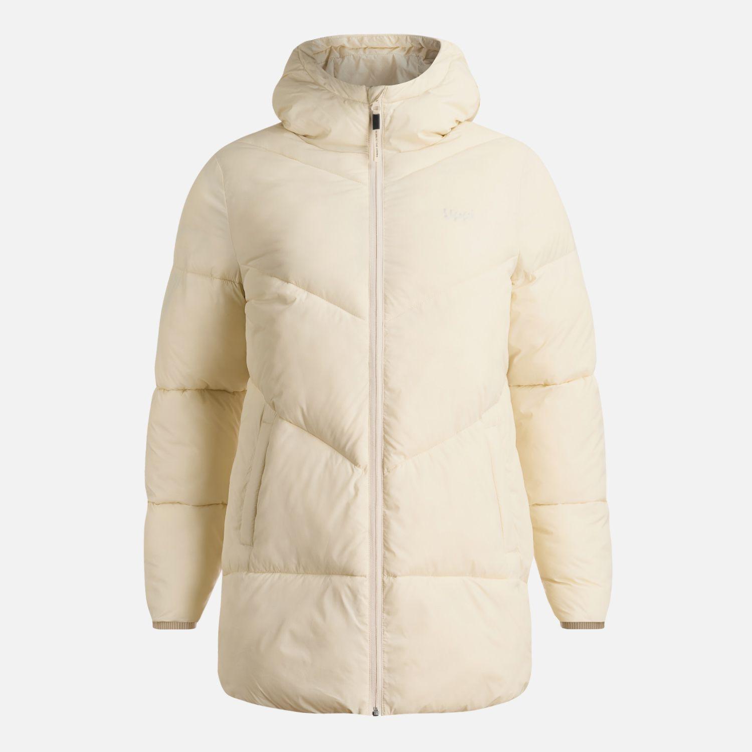 Chaqueta Mujer Long Line Steam Pro Hoody Jacket Crema Lippi-0