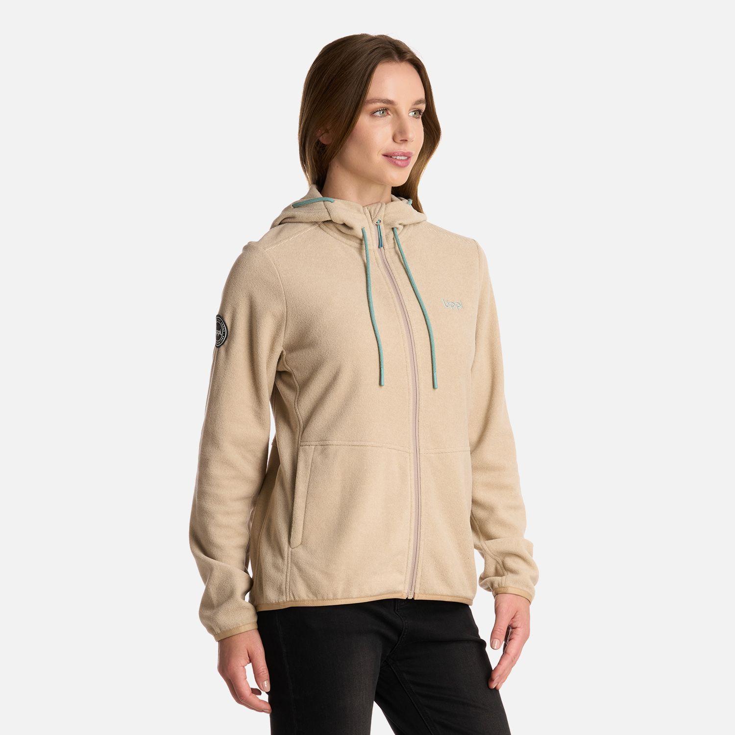 Polar Mujer Stripes Nano-F Full Zip Hoody Crudo Lippi I25-1