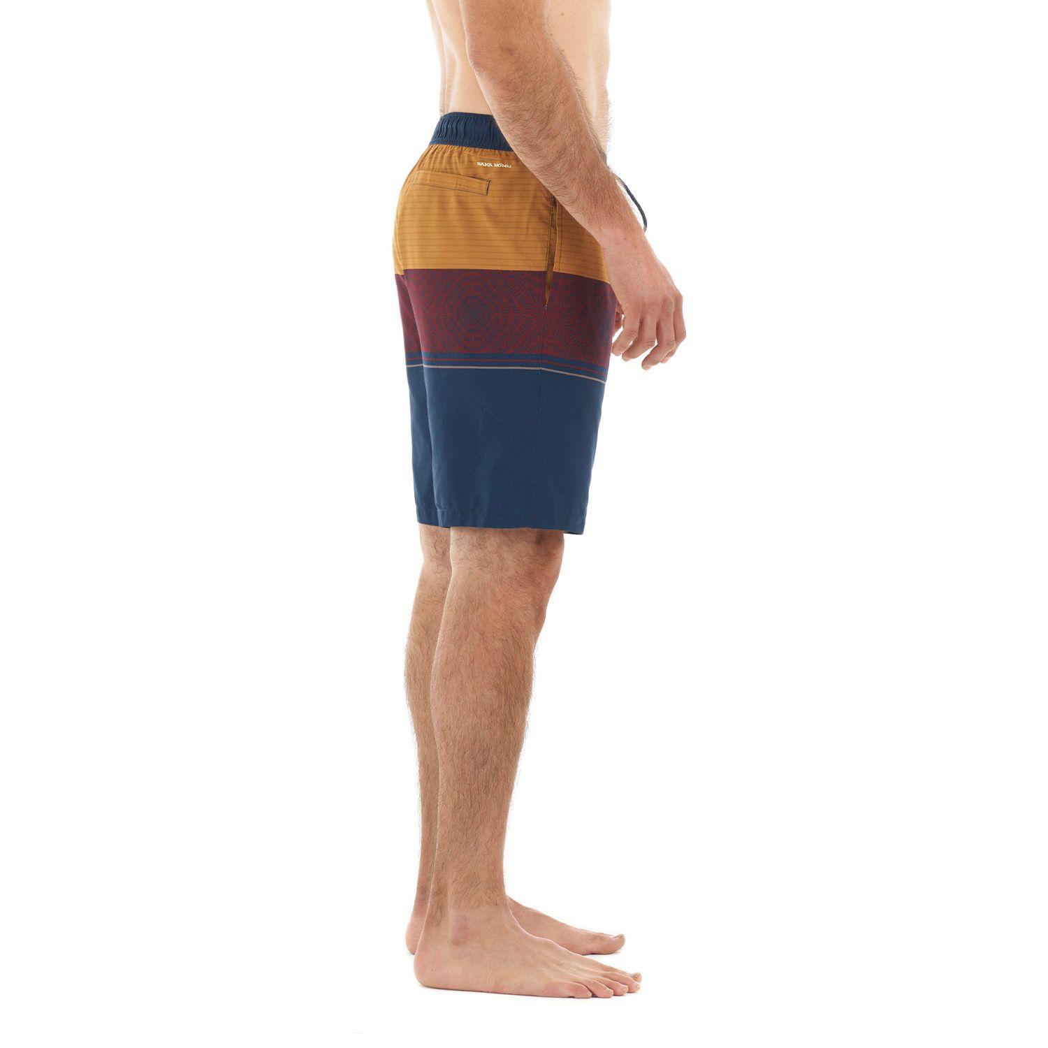 Traje de Baño Hombre Serfer Print Mostaza Haka Honu V22-3